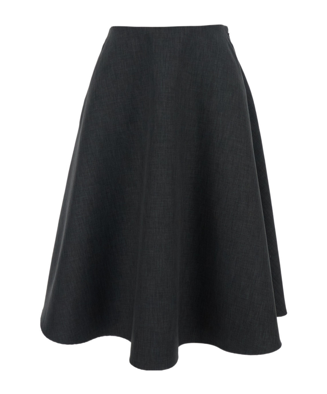 Msgm Zipper Skirt In Black