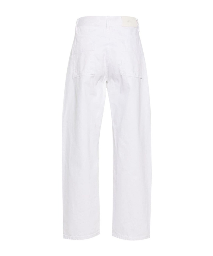 Studio Nicholson Ruthe High-rise Boyfriend Jeans In White