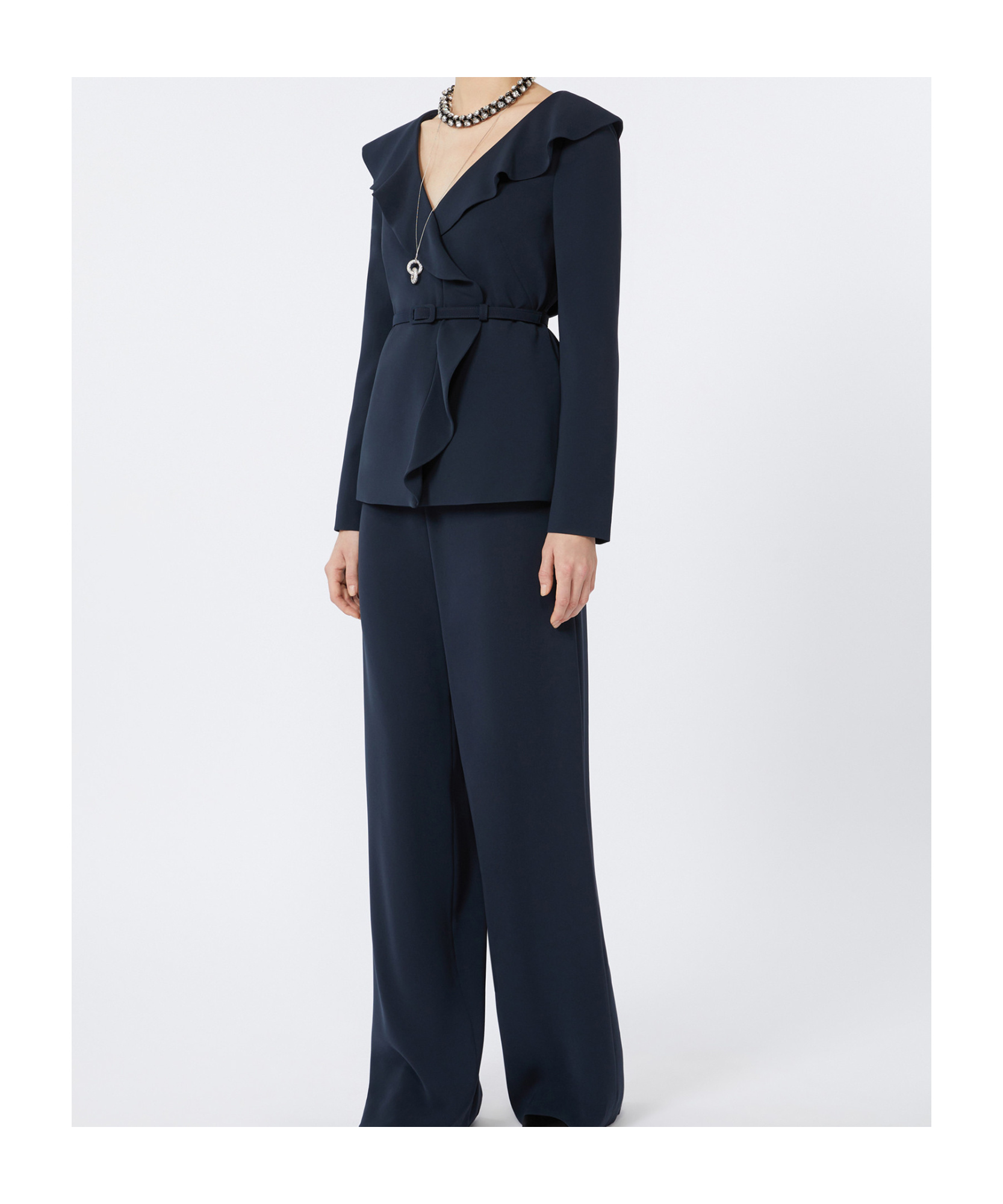 Max Mara Cady Jacket With Ruffle