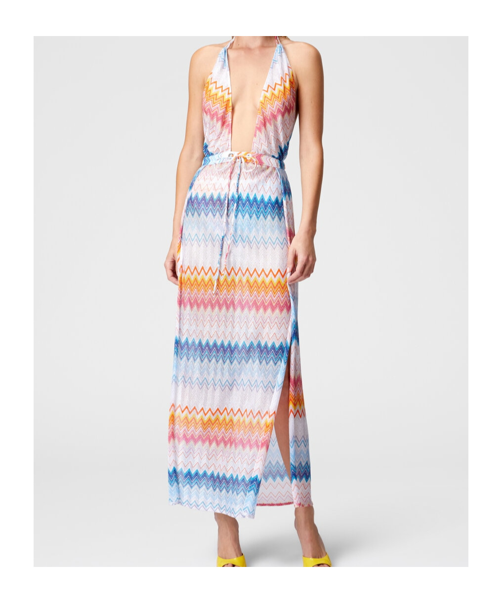 MISSONI ZIGZAG LAMÉ MAXI DRESS