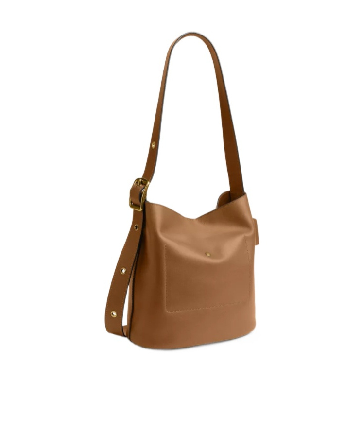 Coach Bleecker Bucket Bag In Brown