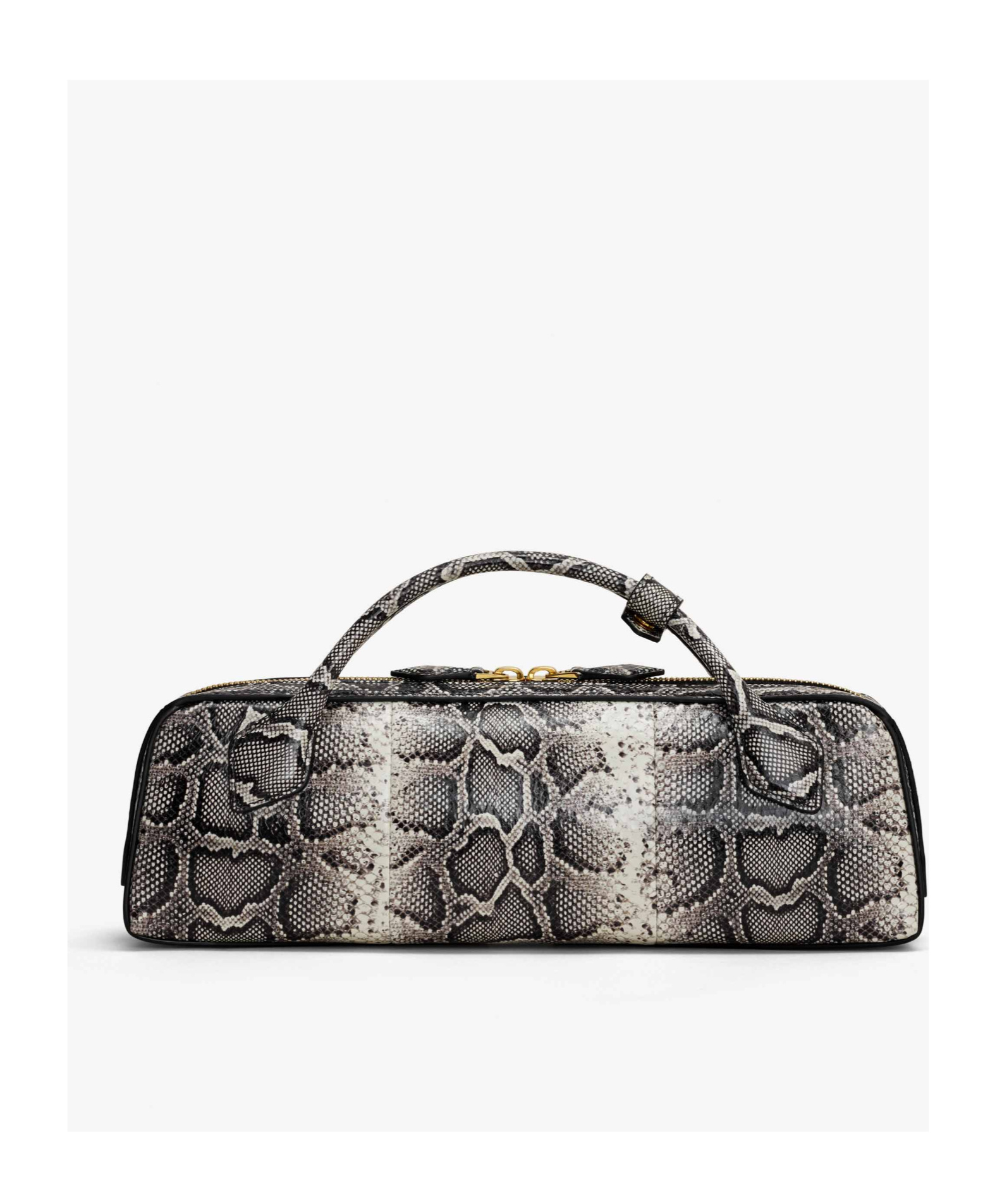 Alaïa Le Teckel Clutch In Ayers Leather In Black