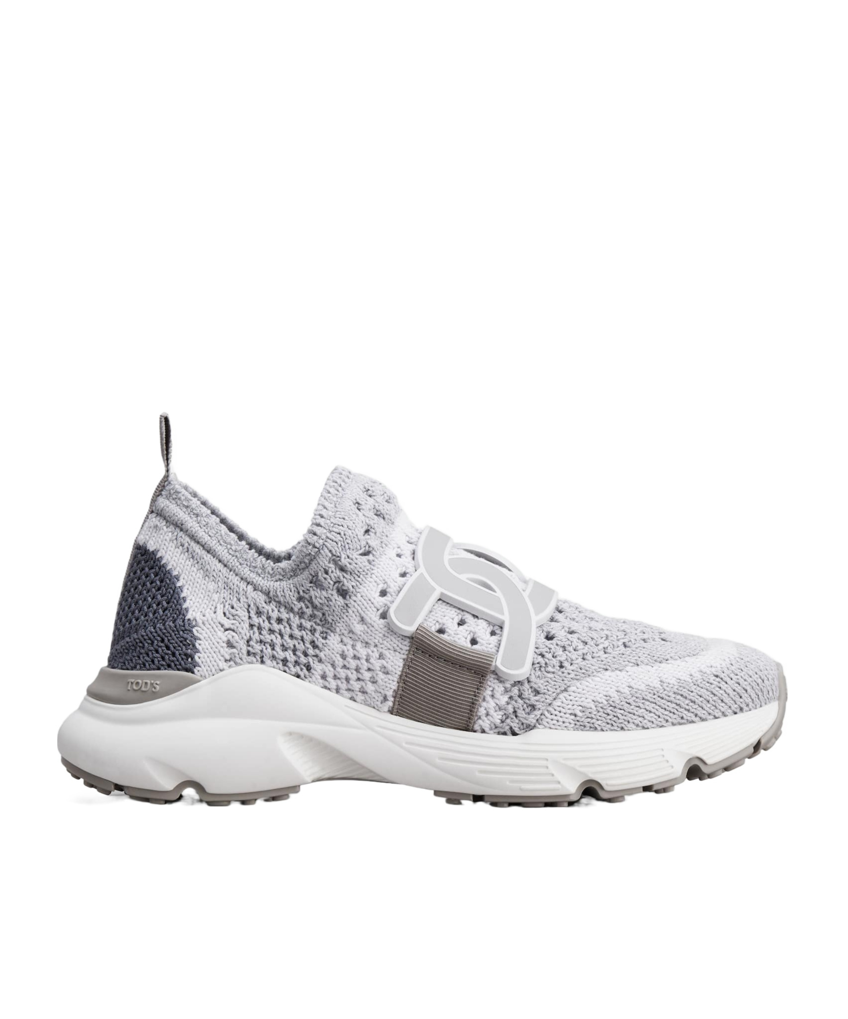 Tod's Kate Fabric Slip-on Sneakers In White