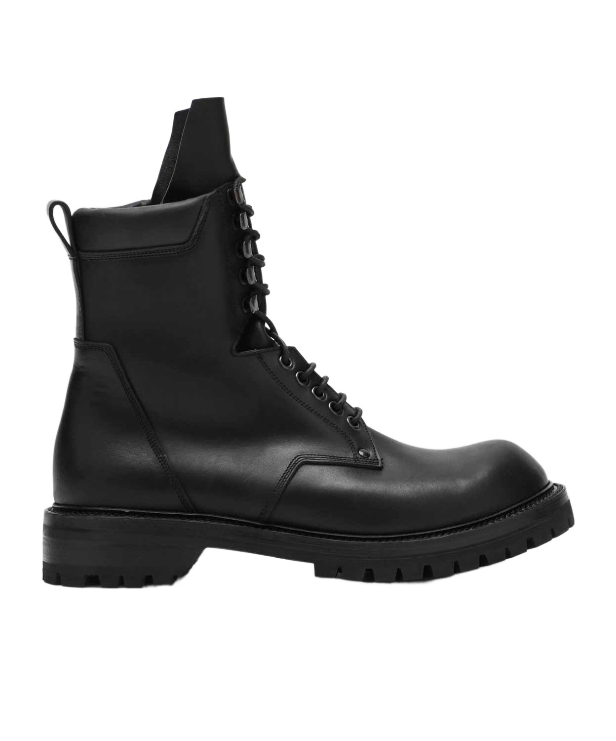 Rick Owens Round-toed Ankle Boots In Animal Print