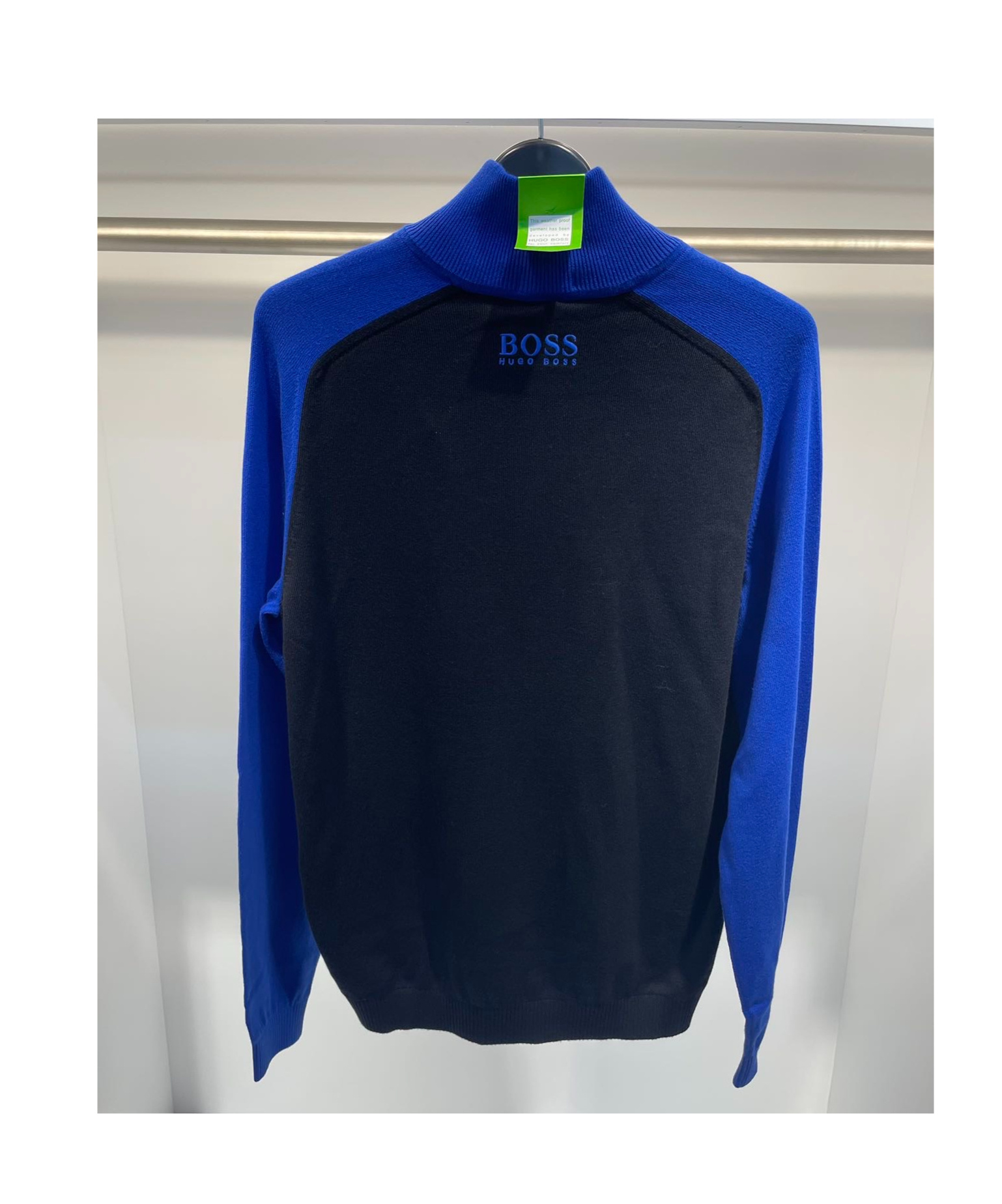 HUGO BOSS HALF-ZIPPER LONG-SLEEVED SWEATER