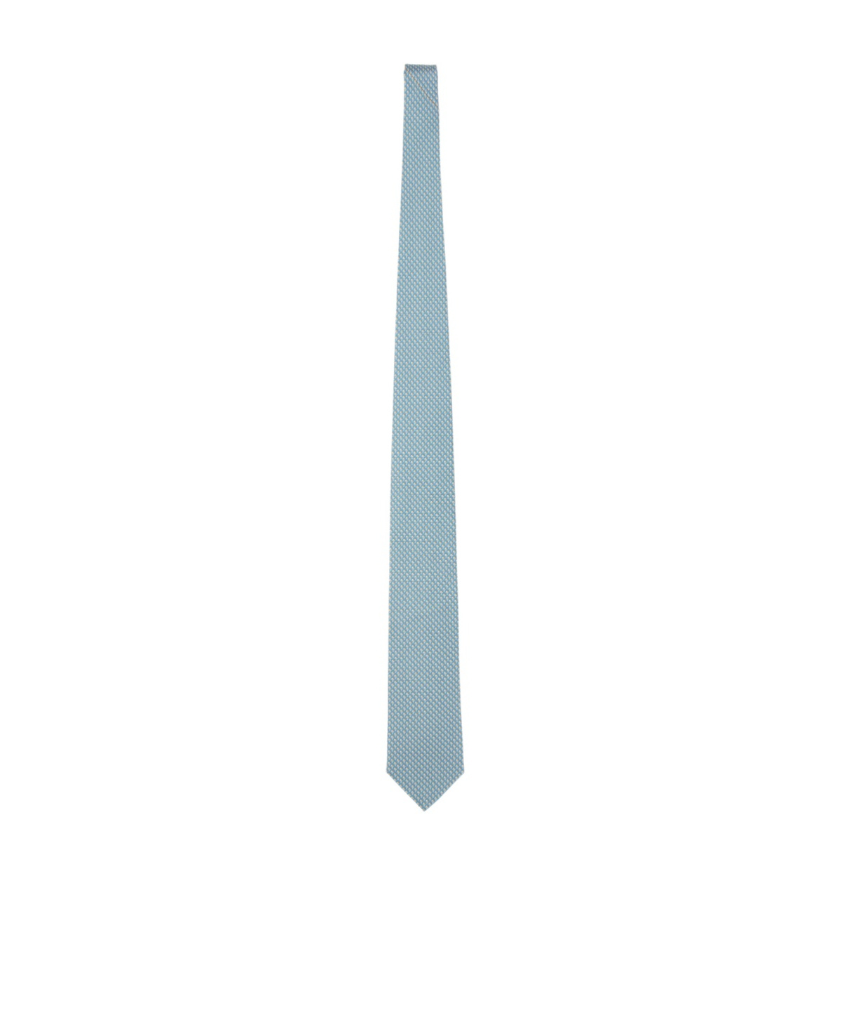 Ferragamo Refined Blue Silk Tie In Blue