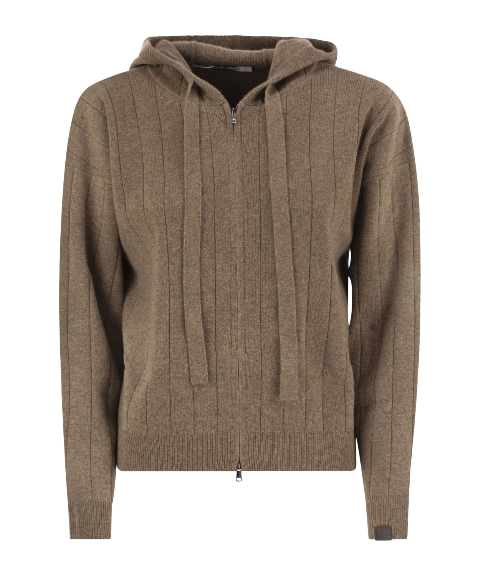 Max Mara Long-sleeved Cardigan In Brown