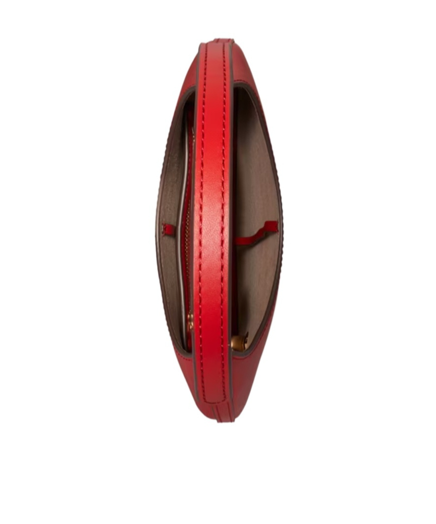 Tory Burch Pierced Shoulder Bag In Red