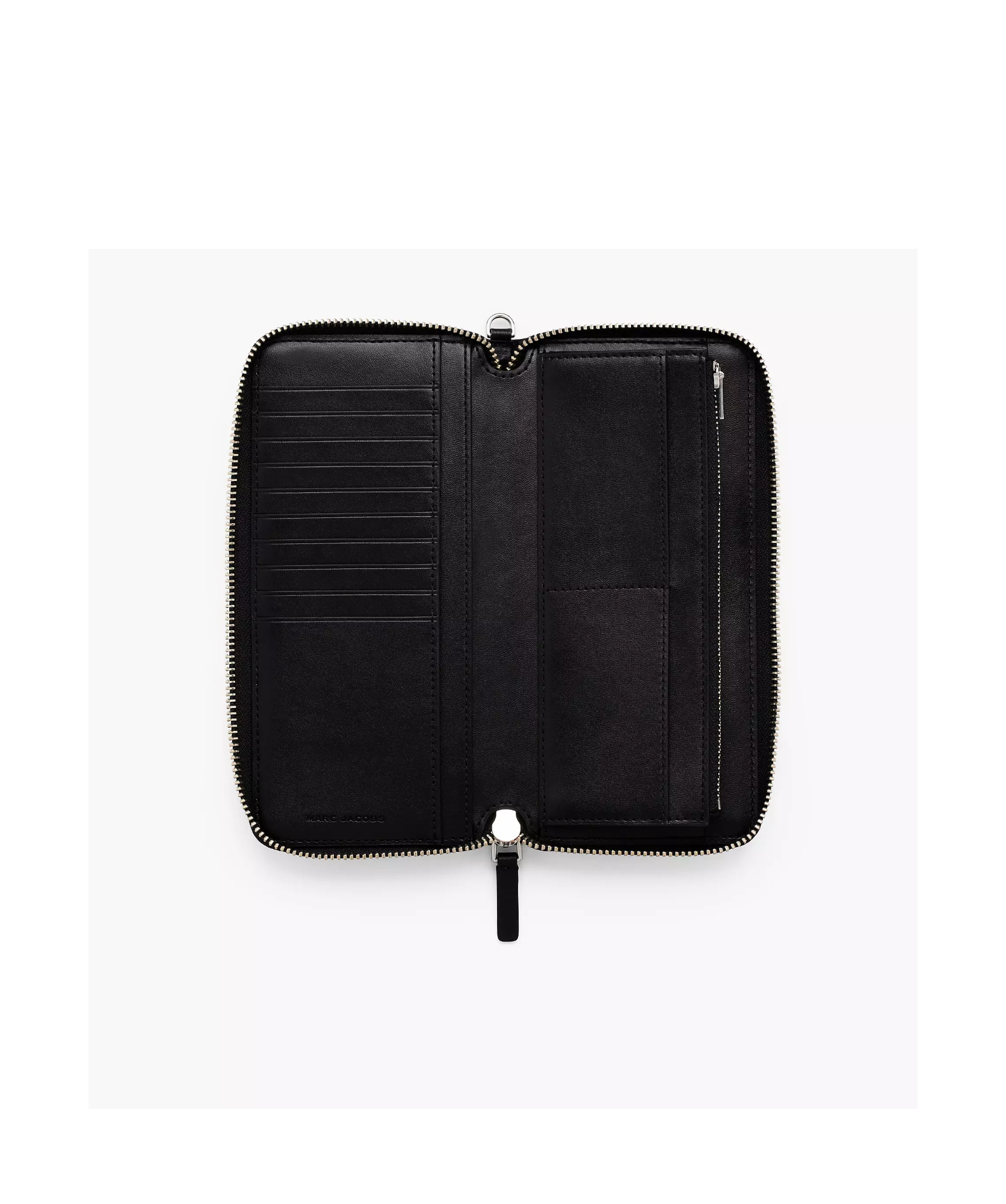 Marc Jacobs The Continental Zipped Wallet In Black