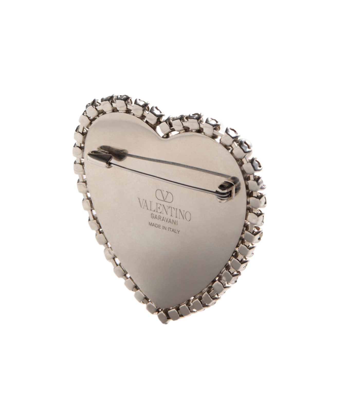 Valentino Coeur Hyperbole Brooch In Yellow