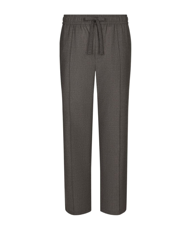 Dolce & Gabbana Wool Jogging Pants In Black