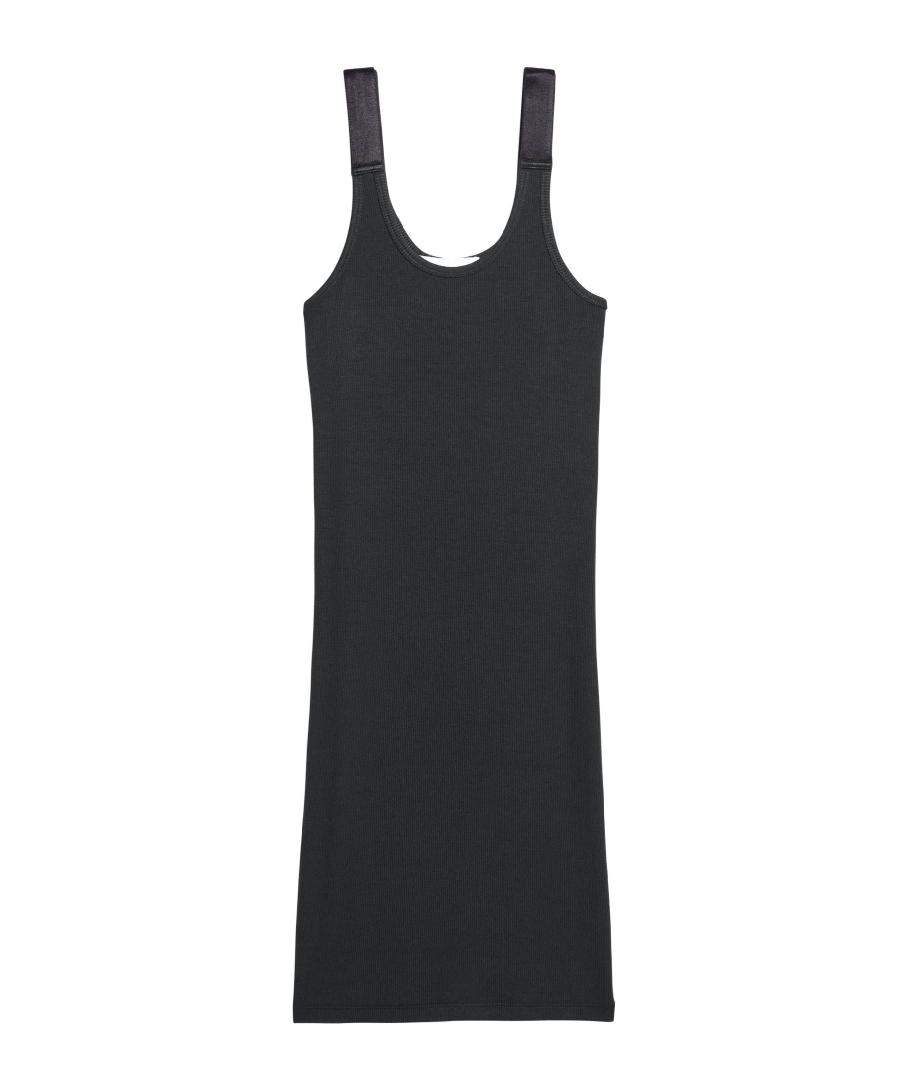 Helmut Lang Women's Ribbed Tank Dress In Black