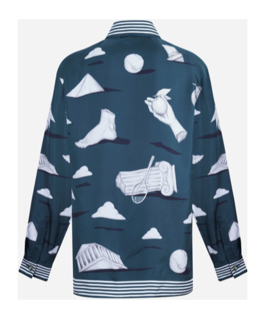 Casablanca Metaphysical Shirt In Blue