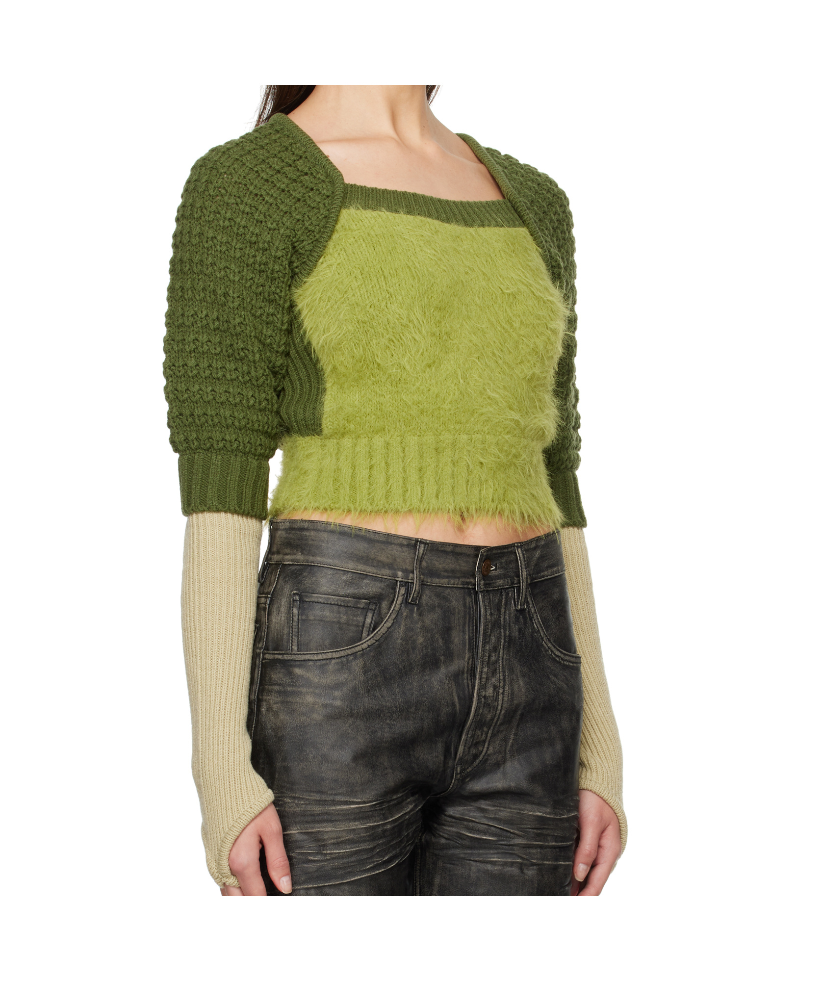 Andersson Bell Square Neck Sweater In Black