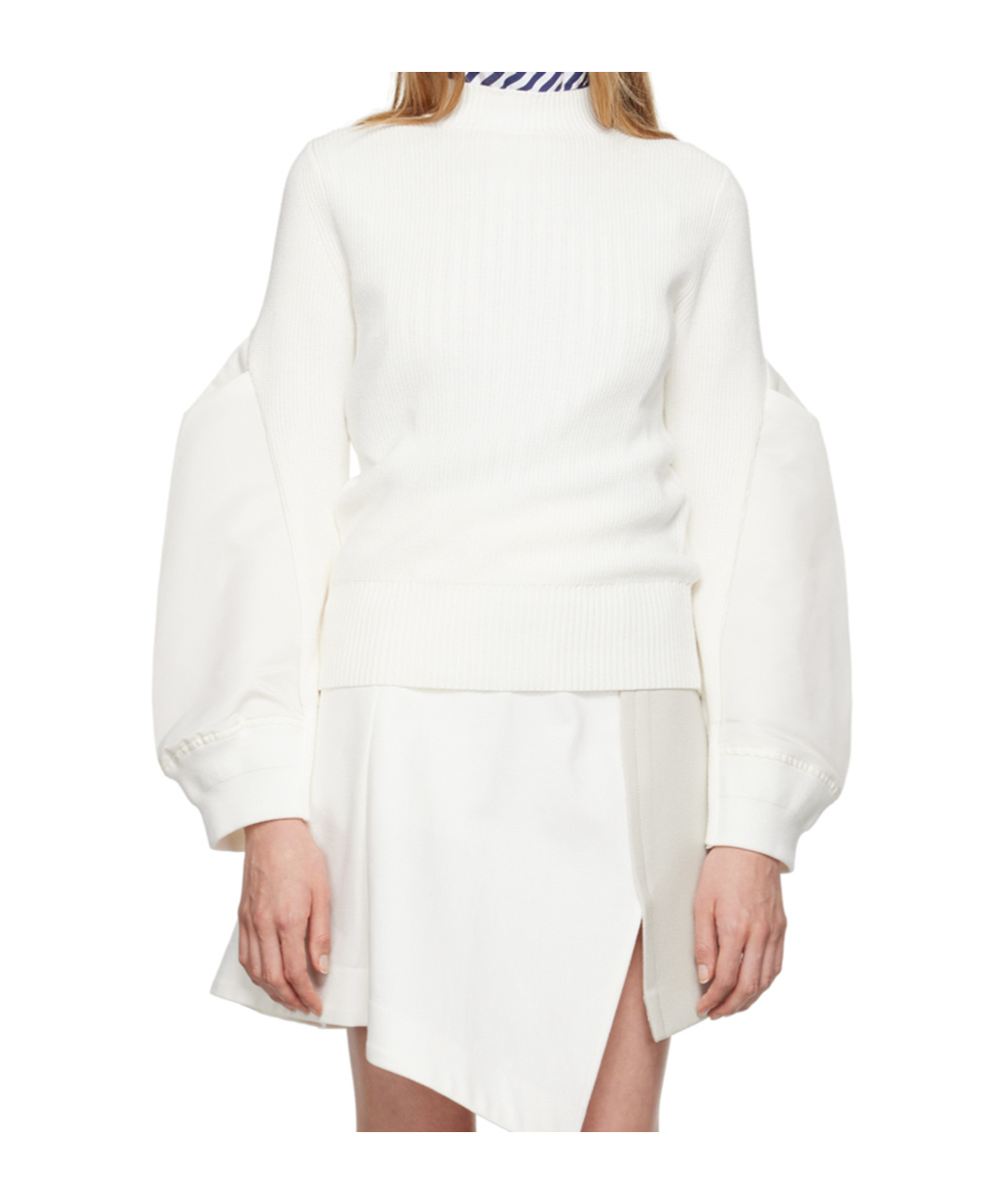 SACAI COTTON SWEATER
