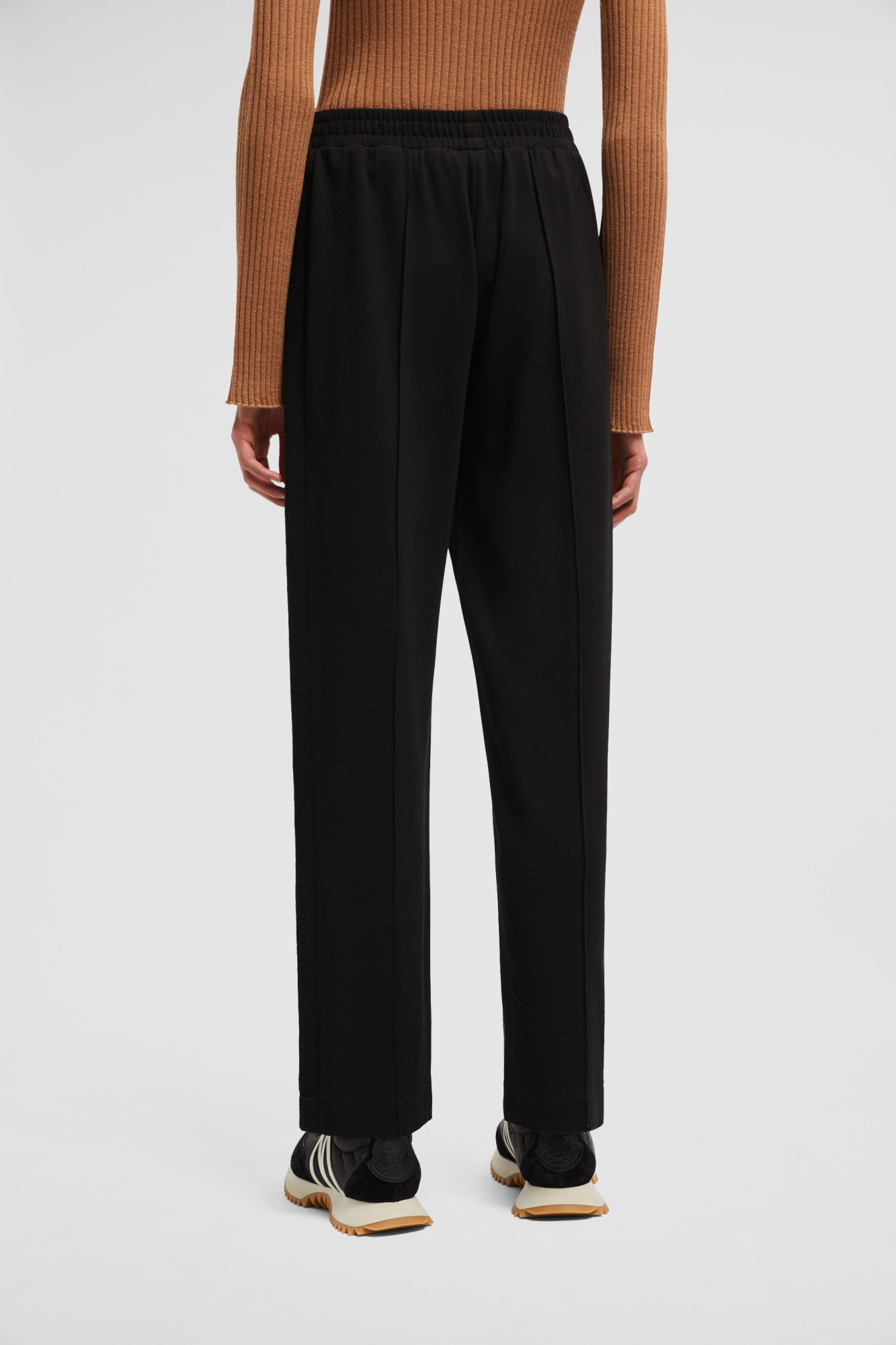 MONCLER LOGO PATCH TRACK BOTTOMS