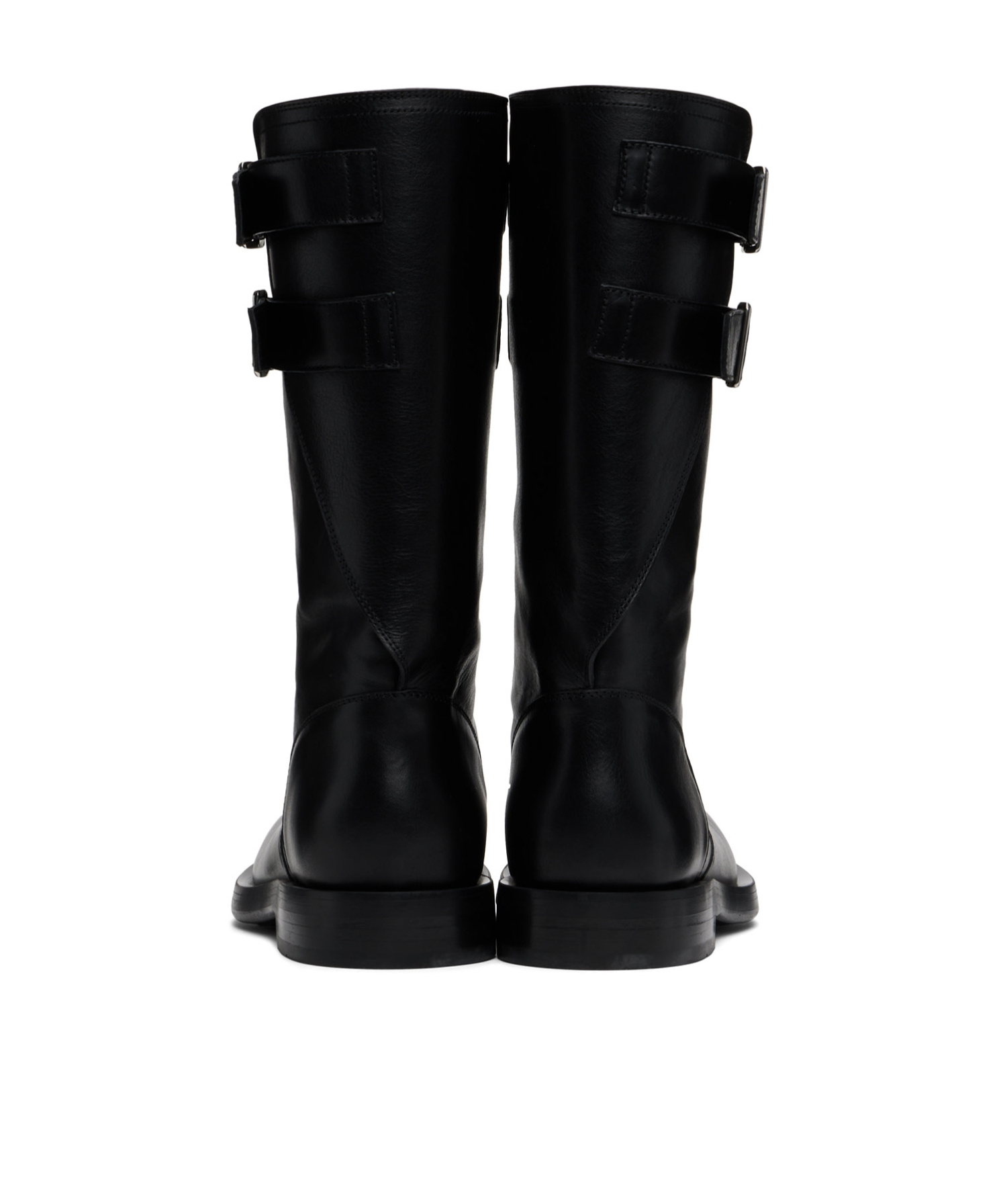 Ann Demeulemeester Black Milan Soft Biker Boots