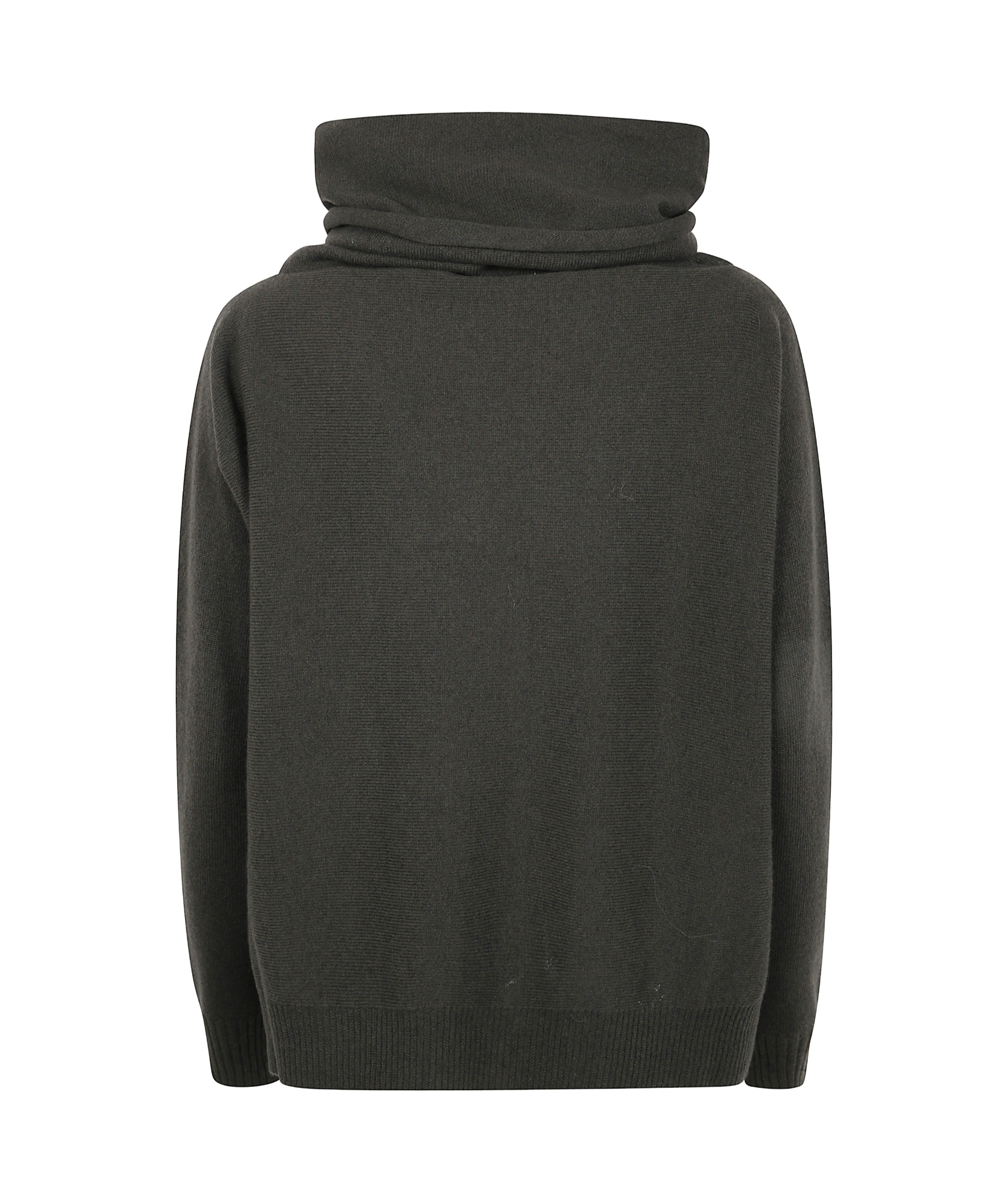 D Exterior Turtleneck Long-sleeved Sweater In Gray