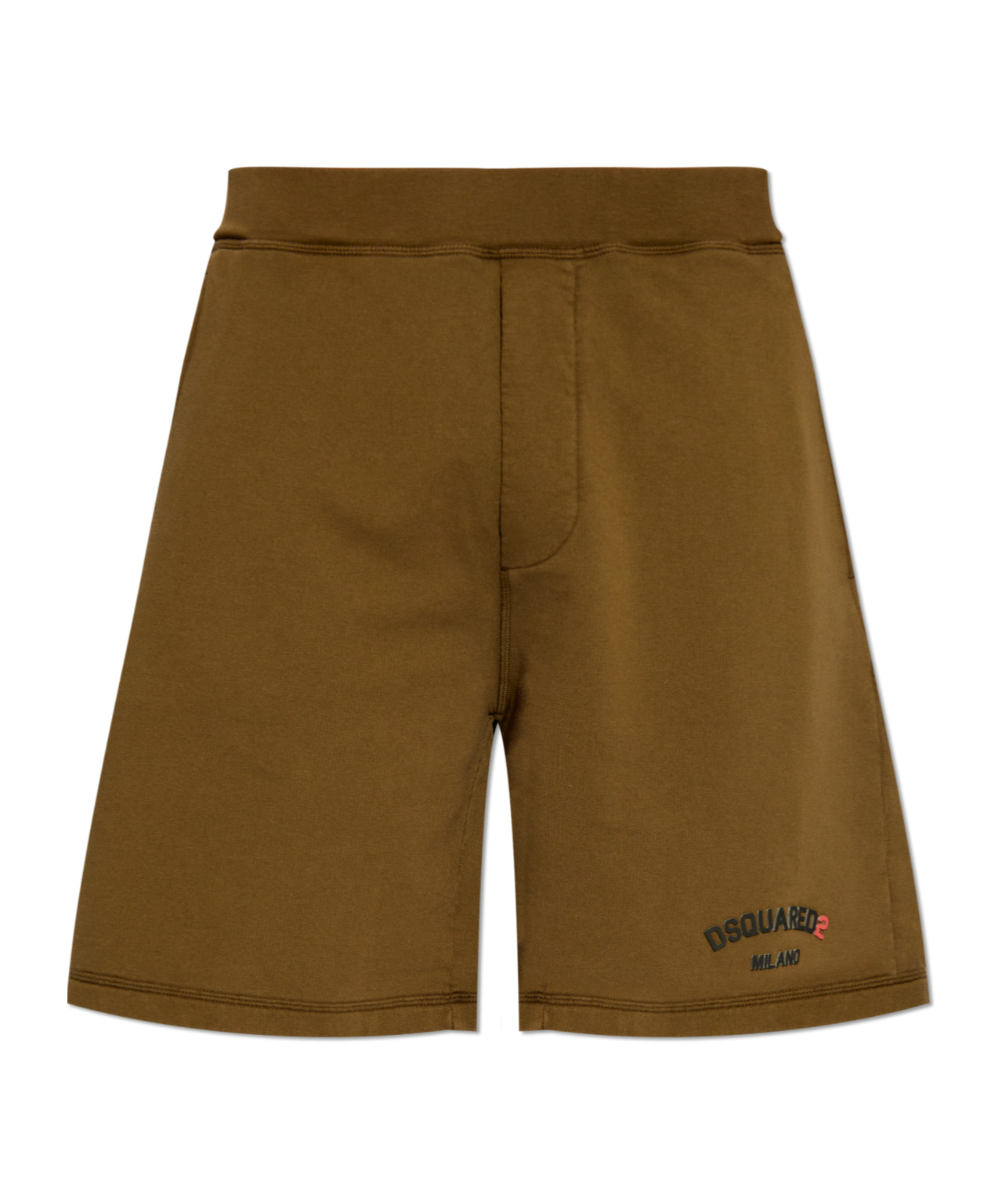 Dsquared2 Logo Shorts In Brown