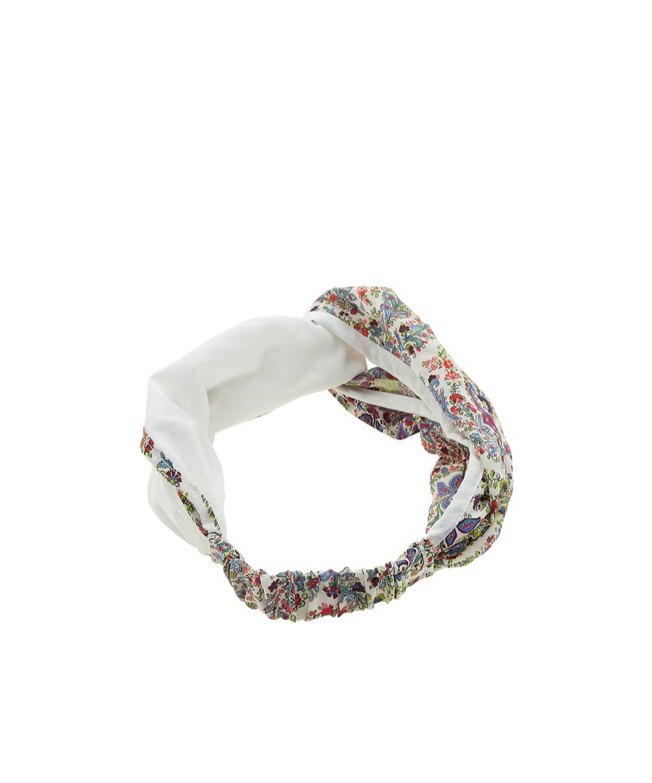 Etro Pattern Hair Band In White