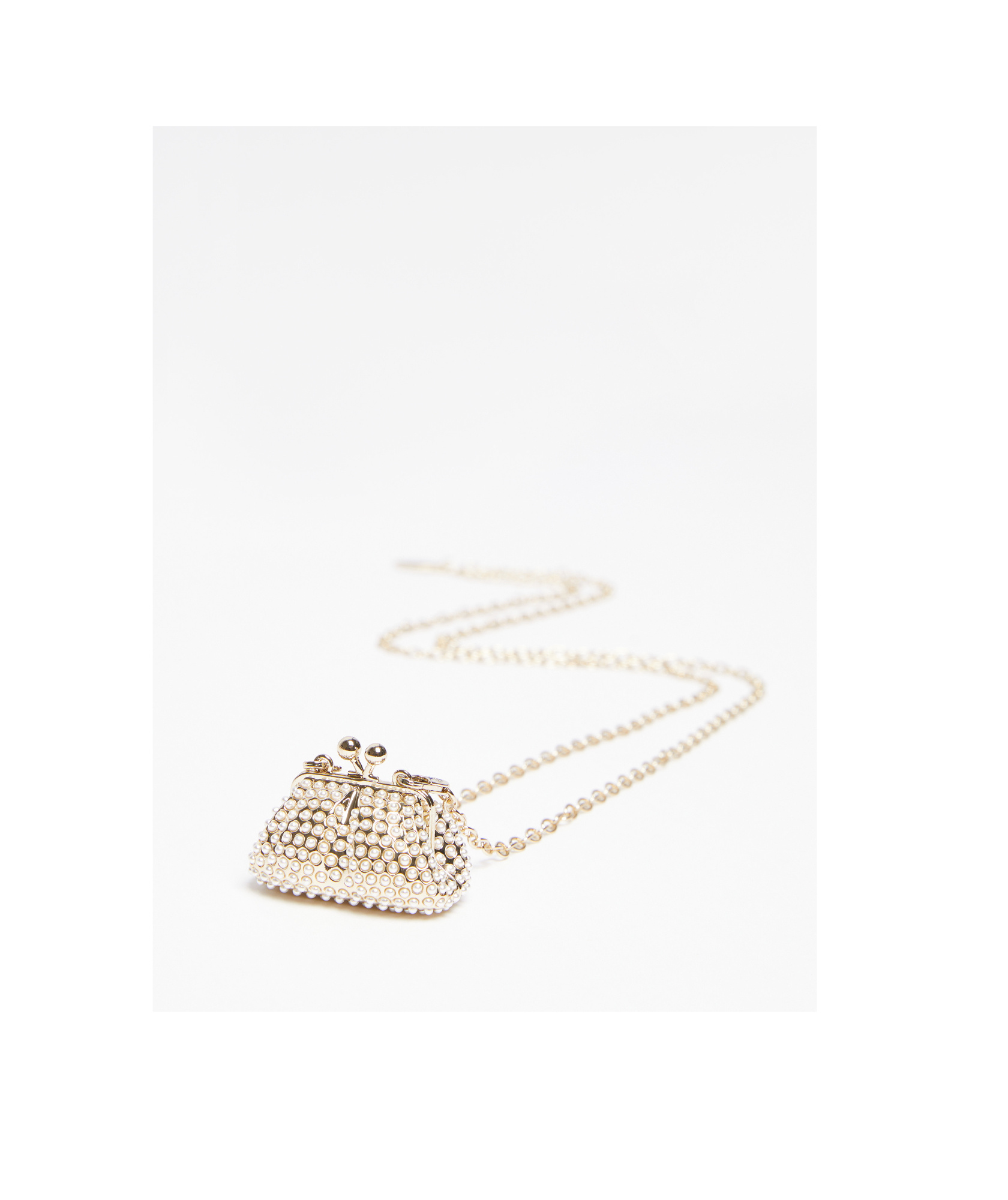 Weekend Max Mara Chain Necklace With Pasticcino Bag Charm