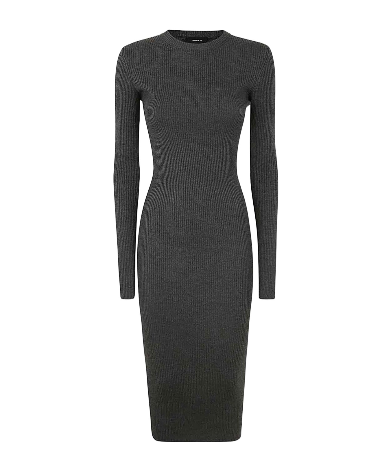 Wardrobe.nyc Ribbed Long Sleeve Dress