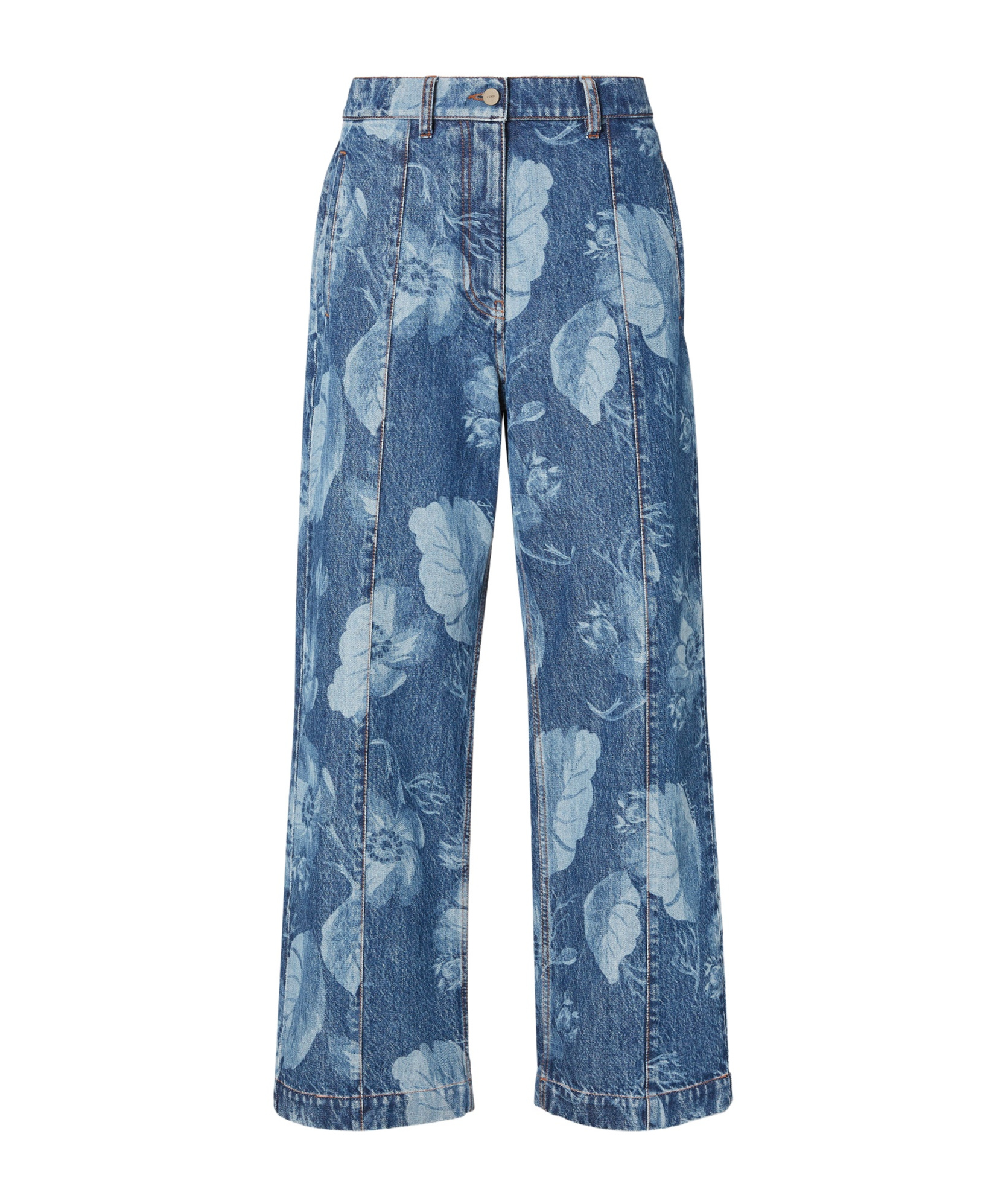 Fendi Blue Denim Pants