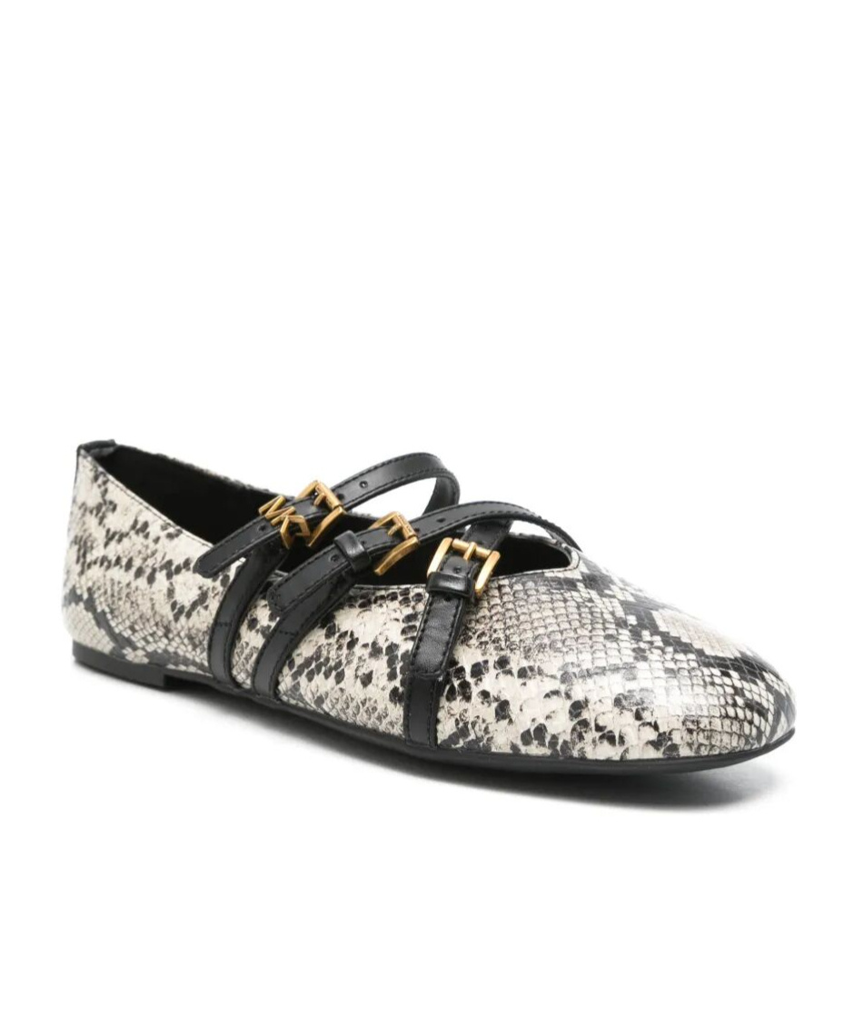 Michael Michael Kors Indy Embossed Ballet Flats