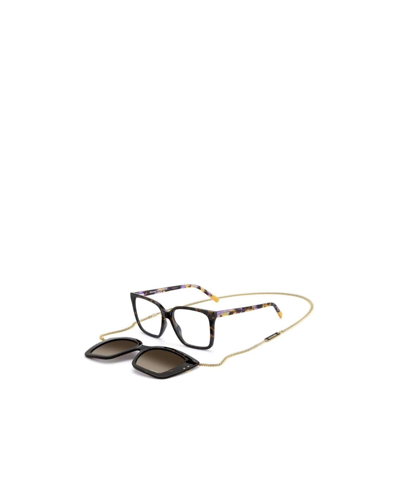 Missoni Square Frame Sunglasses In Brown