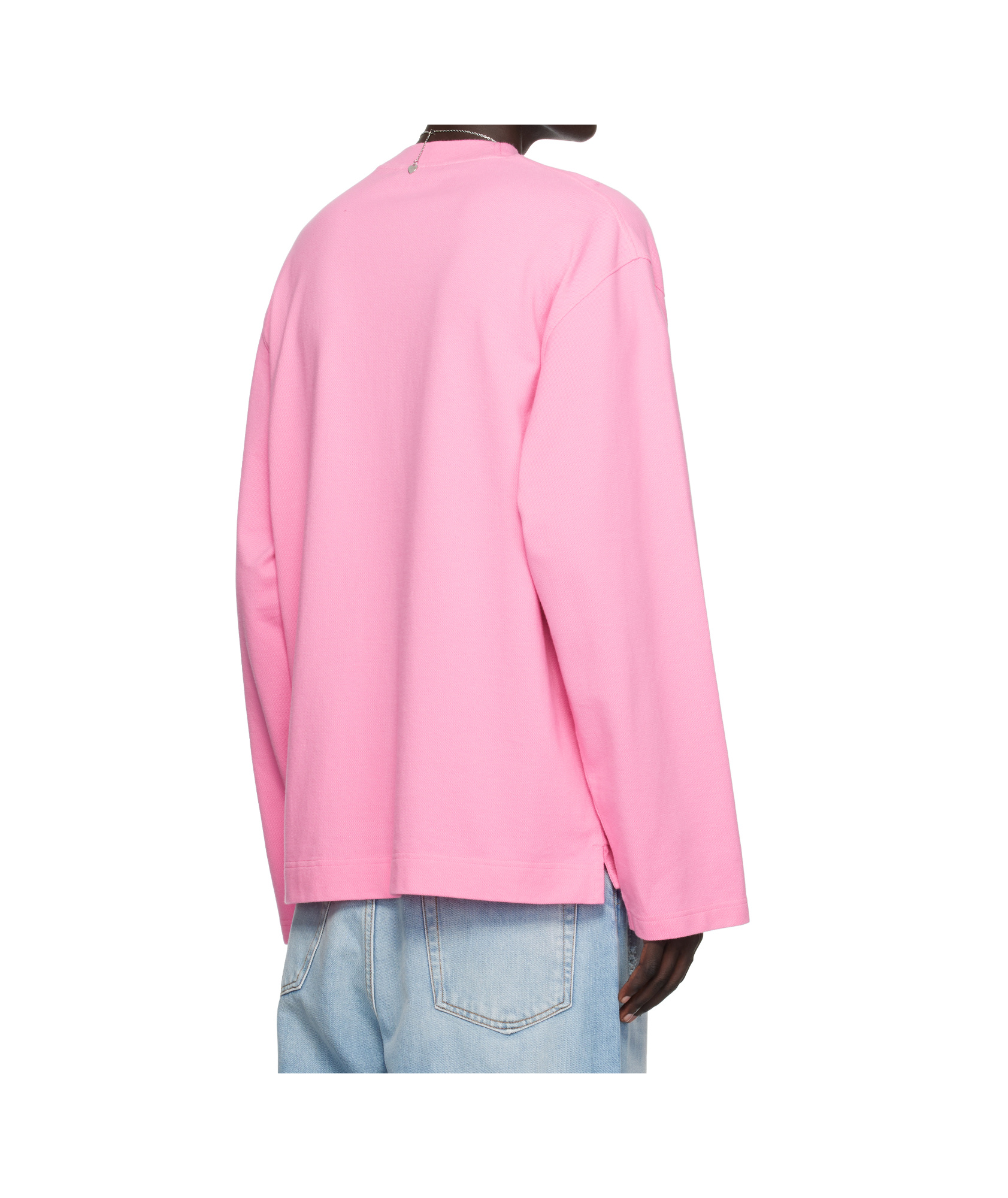 Acne Studios Logo Cotton Jersey T-shirt In Pink