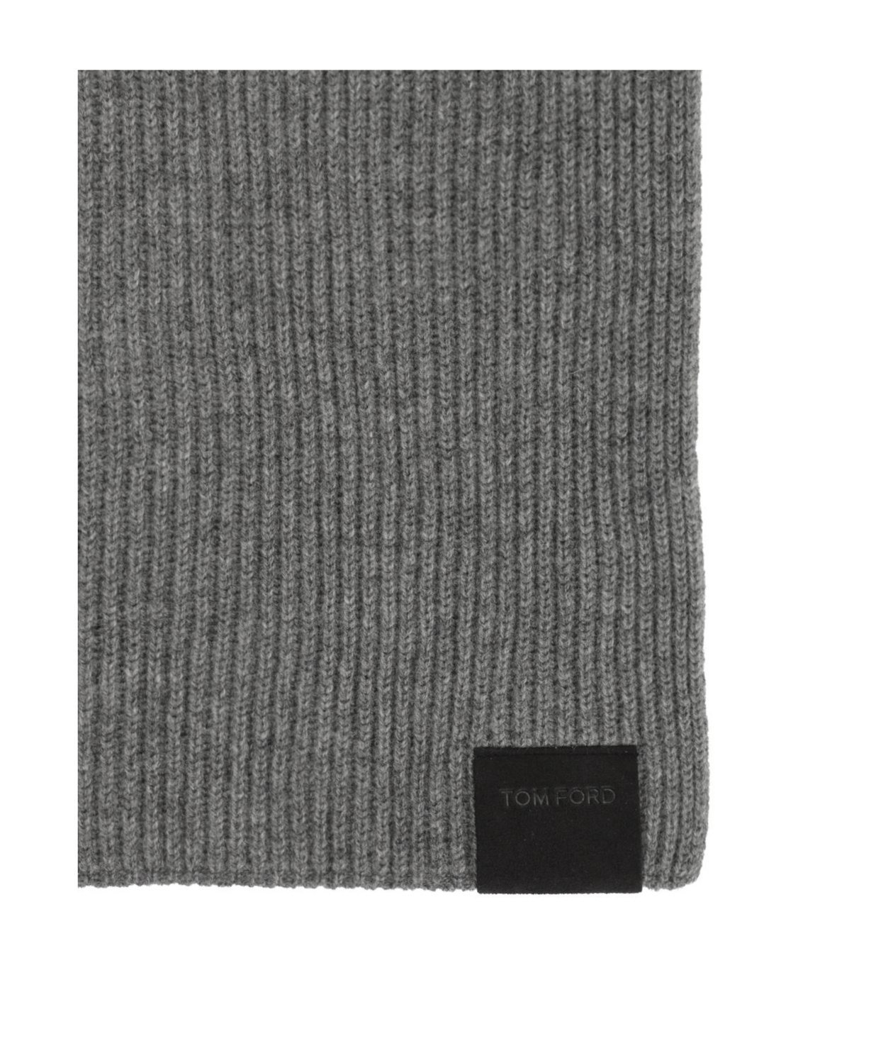 Tom Ford Cashmere Scarf Scarves And Foulards Grey In Gray