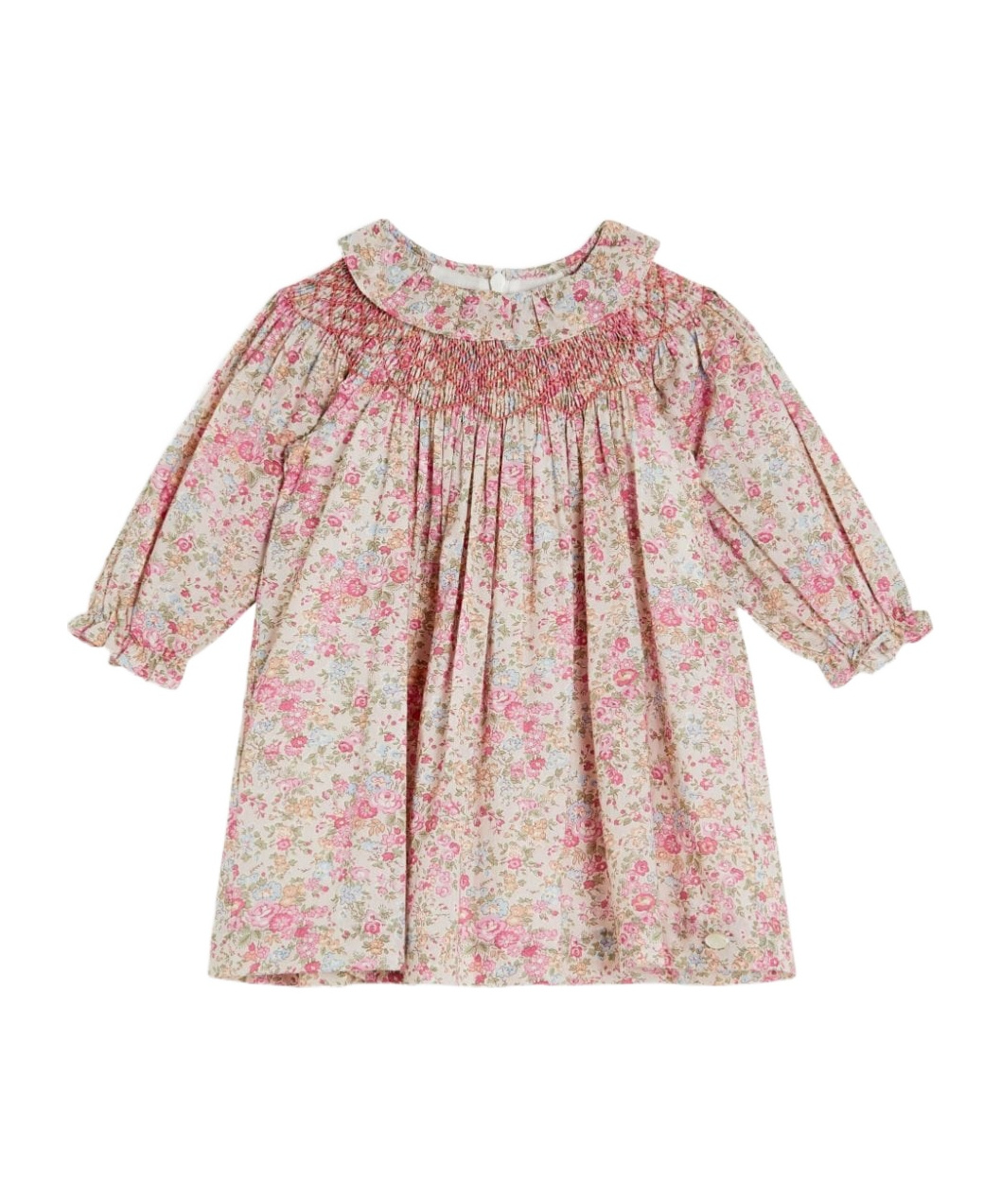 Tartine Et Chocolat Floral Pattern Dress In Nude