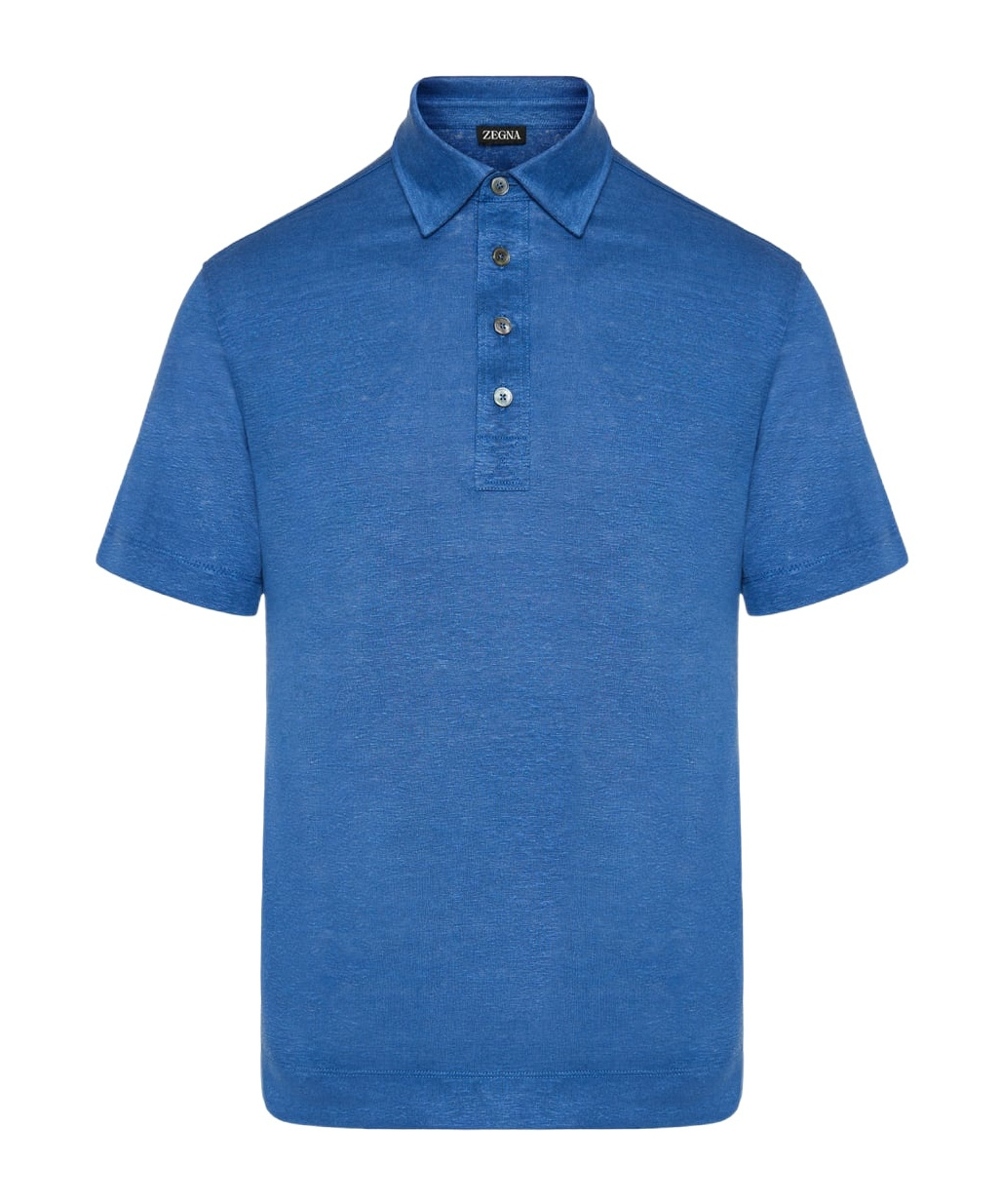Shop Zegna Short-sleeved Polo Shirt In Blue