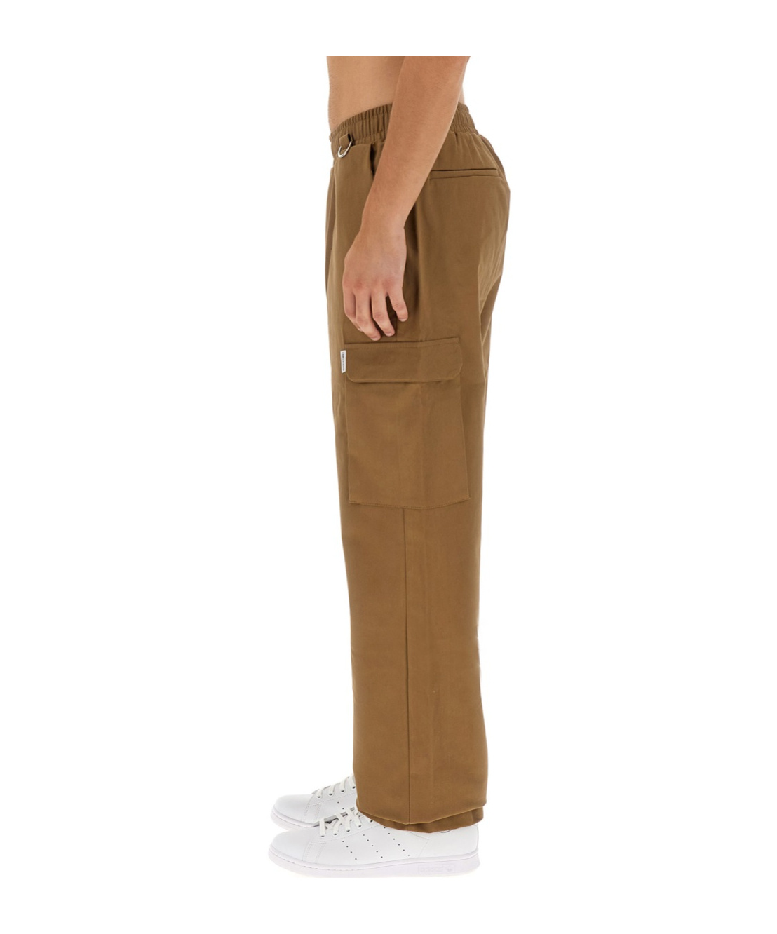 FAMILY FIRST MILANO ELASTICATED-WAISTBAND CARGO TROUSERS 