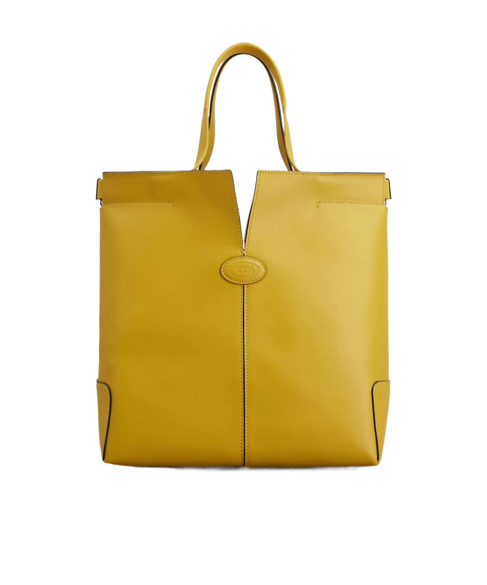 Tod's Small Di Handbag Folio Shoulder Bag In Yellow
