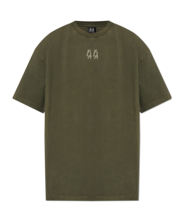 44 Label Group Green Crewneck Graphic Print T-shirt In Green