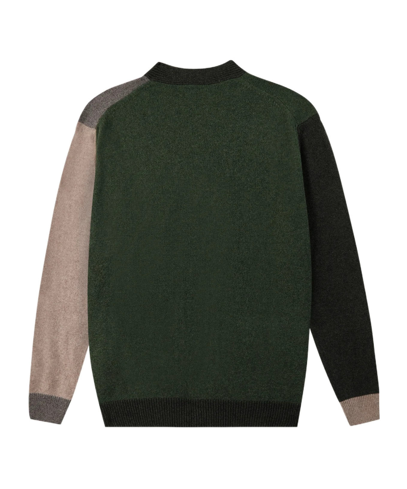 Maison Labiche Balfournier Colour-block Patch-pocket Cardigan In Black