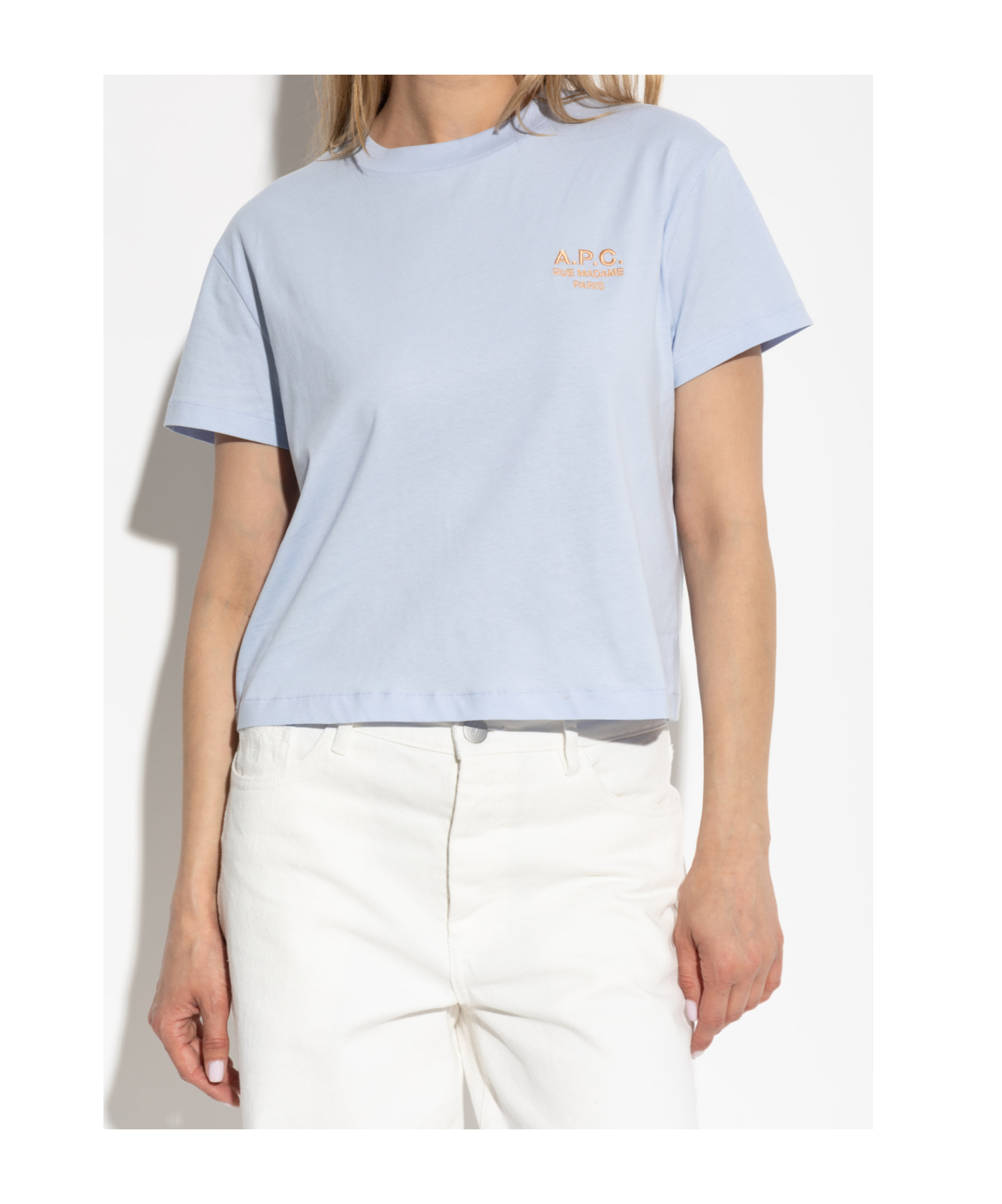 Apc Logo-embroidered T-shirt