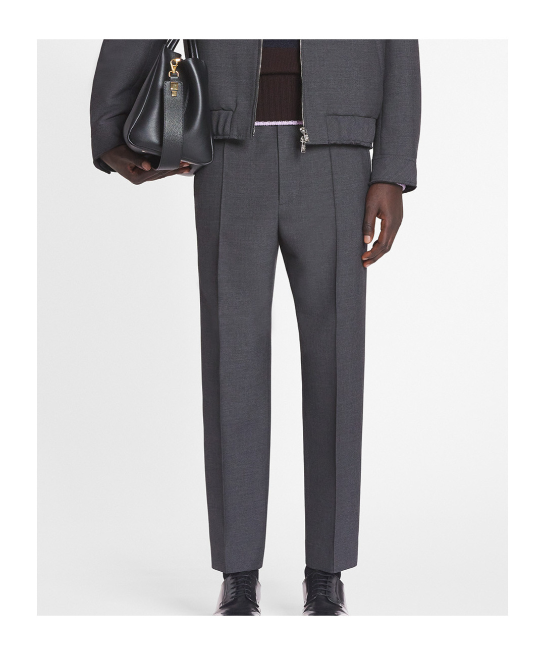 Lanvin Pantalon À Taille Élastiquée Pour Homme In Black