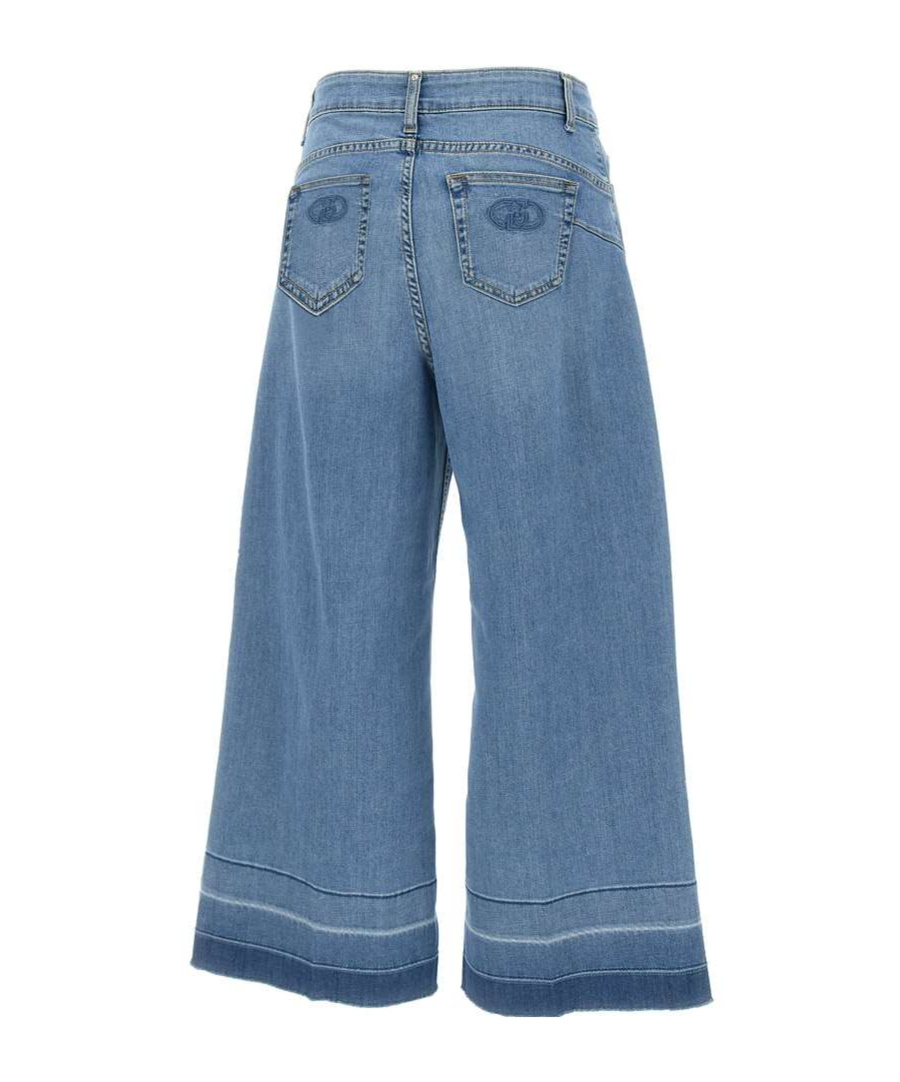 Liu •jo Wide-leg Design Flare Leg Jeans In Blue