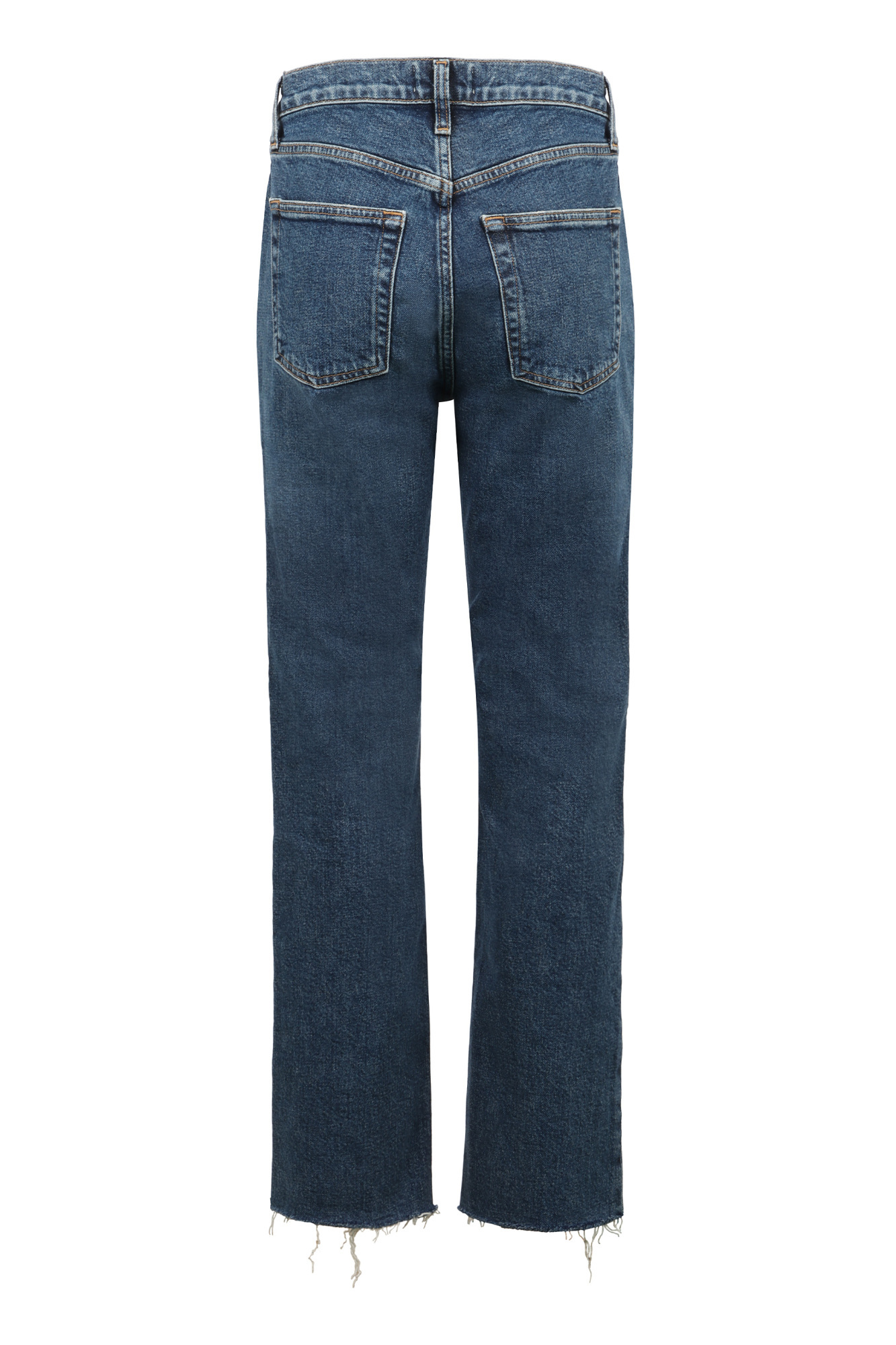 Agolde Womens Enroll Harper Straight-leg Stretch-denim Jeans In Blue