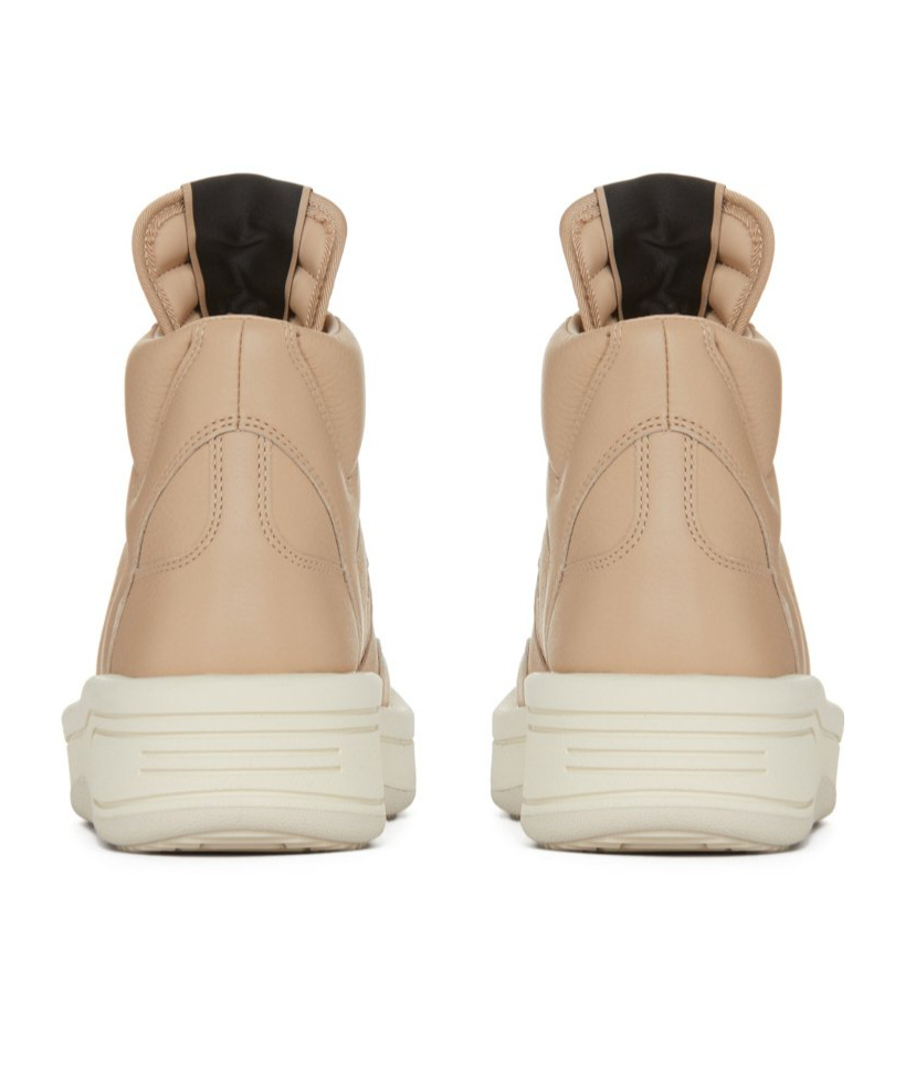 Converse X Drkshdw Turbowpn High-top Sneakers In Calf Leather In Nude