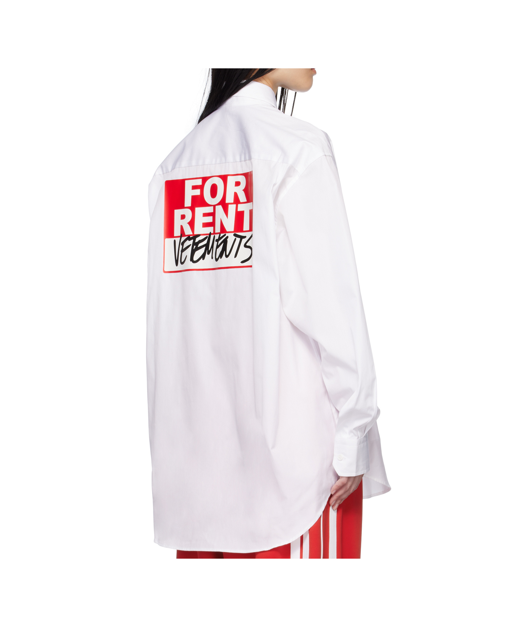 Vetements For Rent Classic Shirt In White