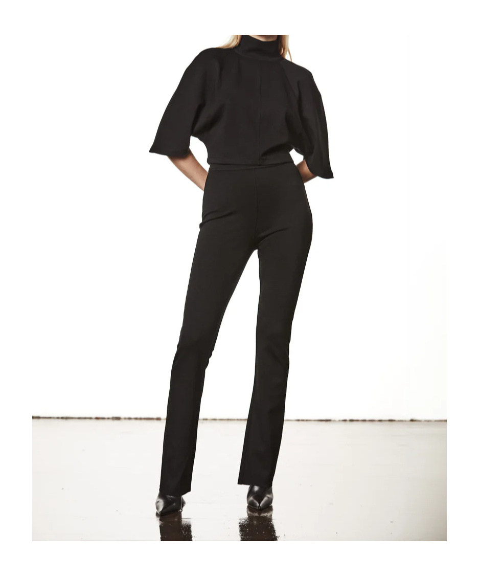 Thom Krom Top A Collo Alto W Ts 575 In Black