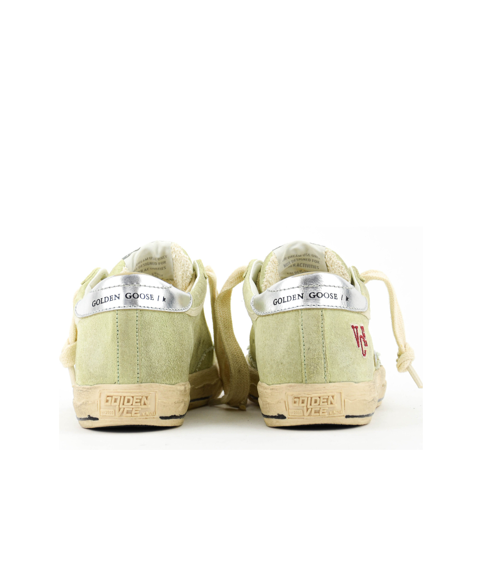 Golden Goose Laced Sneakers In Nude