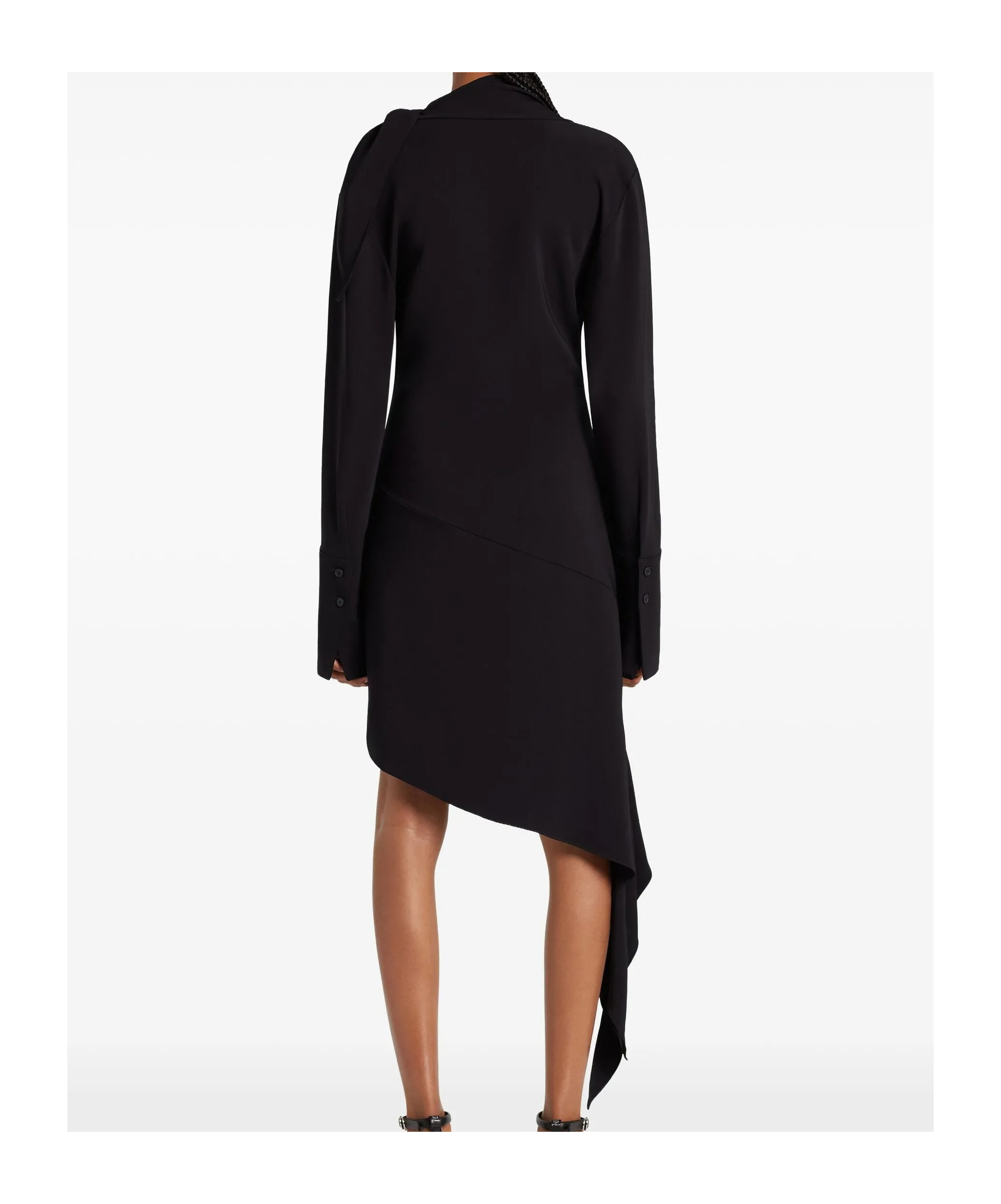 Courrèges Knotted Satin Dress Clothing In Multi