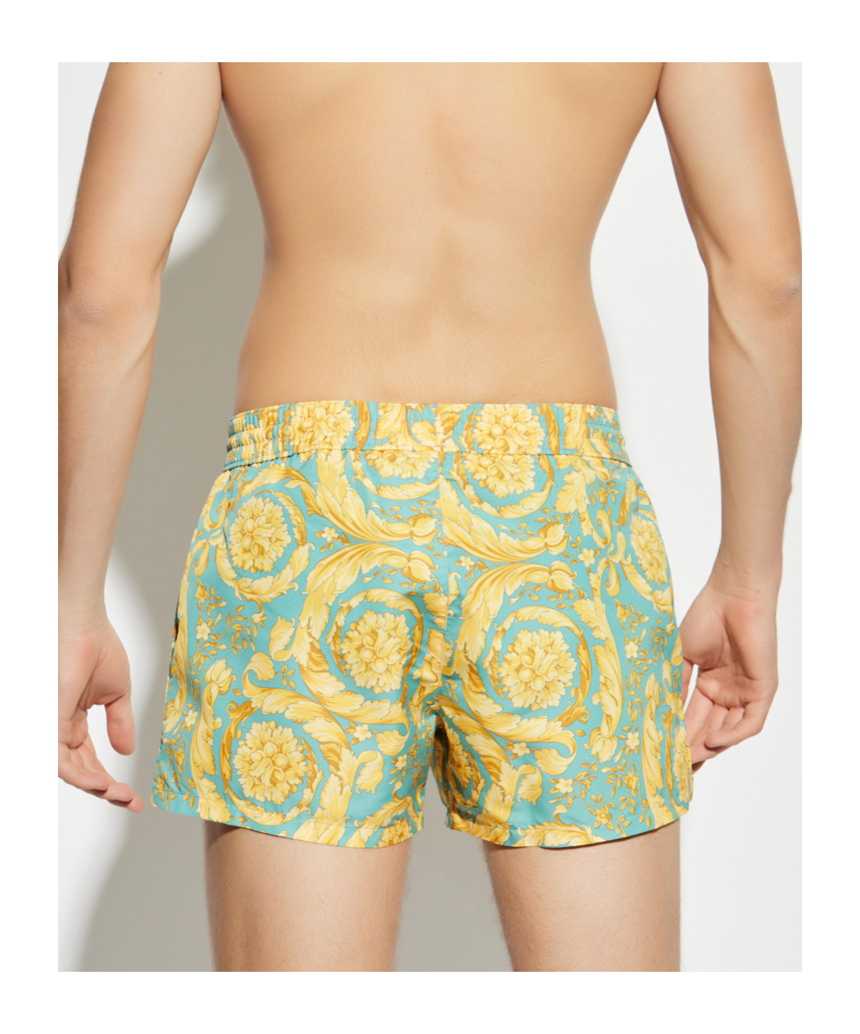 Versace Barocco-print Swim Shorts