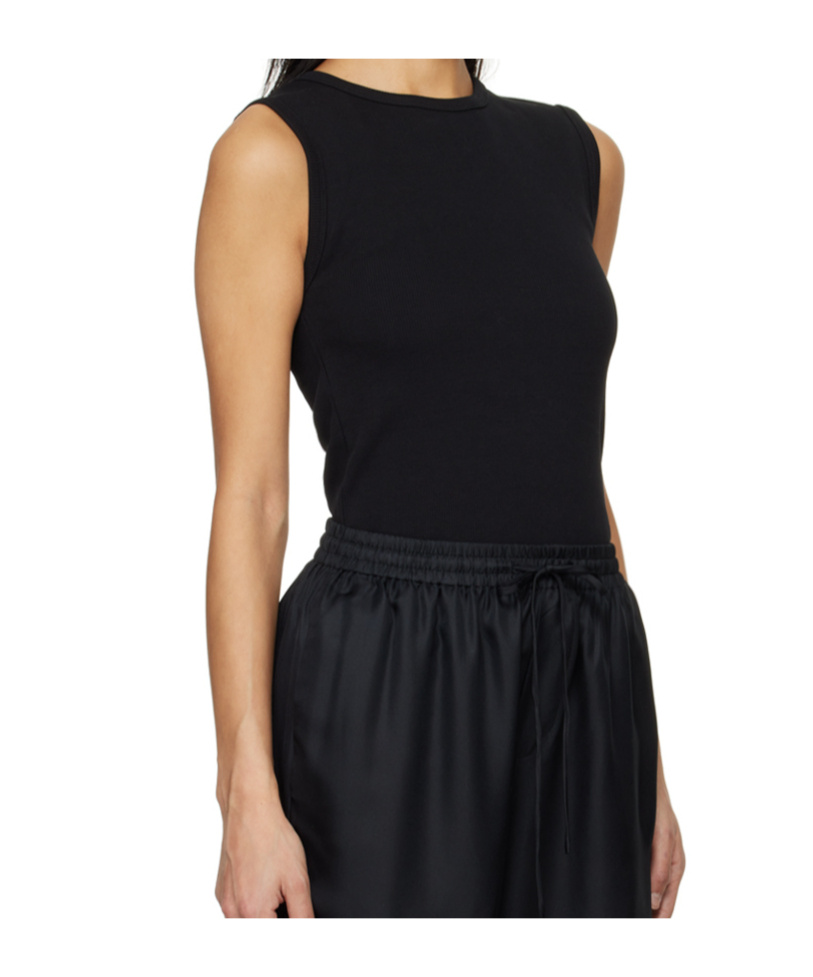 Rohe Crew Neck Vest In Black