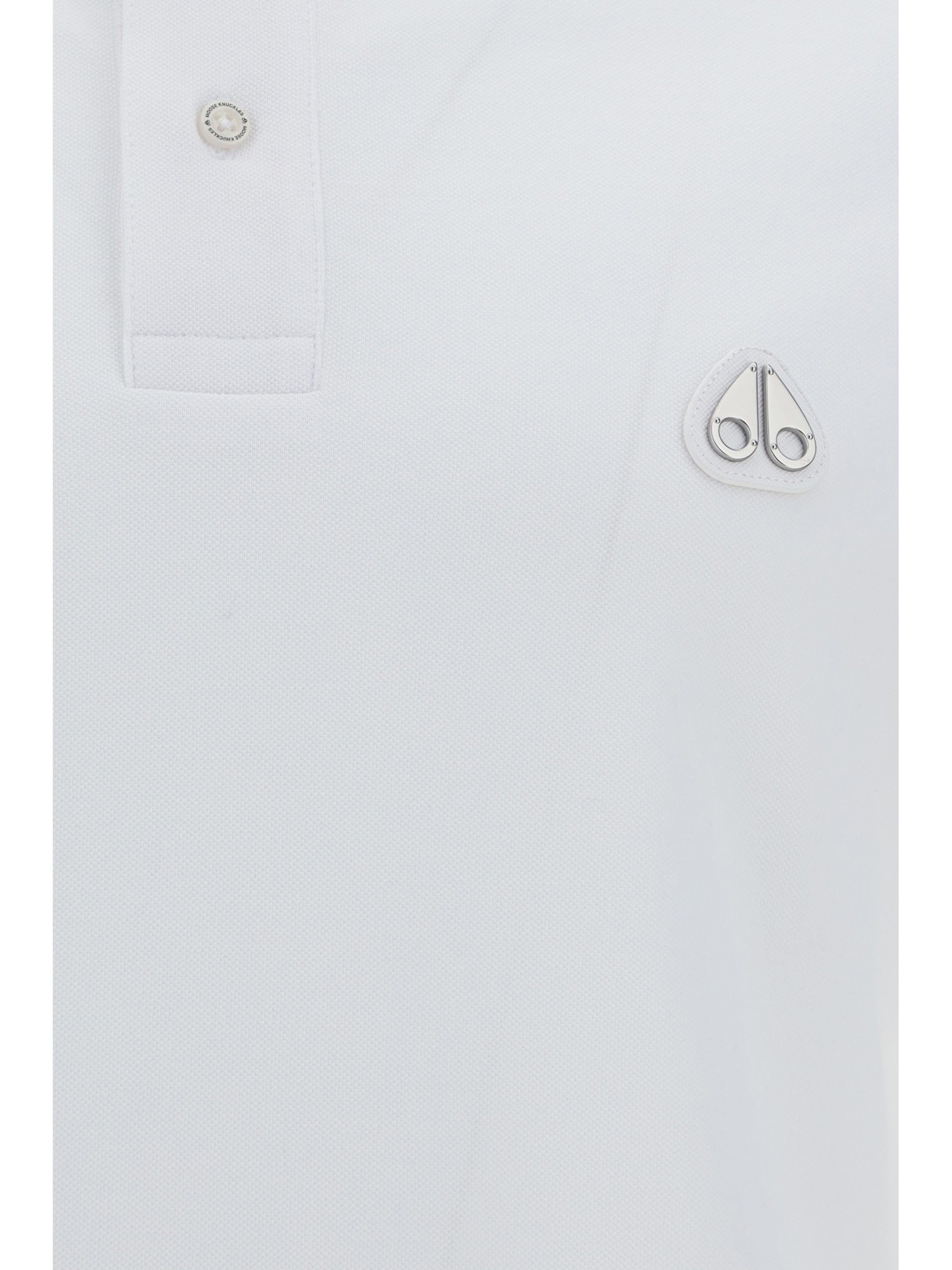 Moose Knuckles Everett Polo Shirt In White