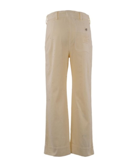 Etro Belt Loop Casual Pants In Brown